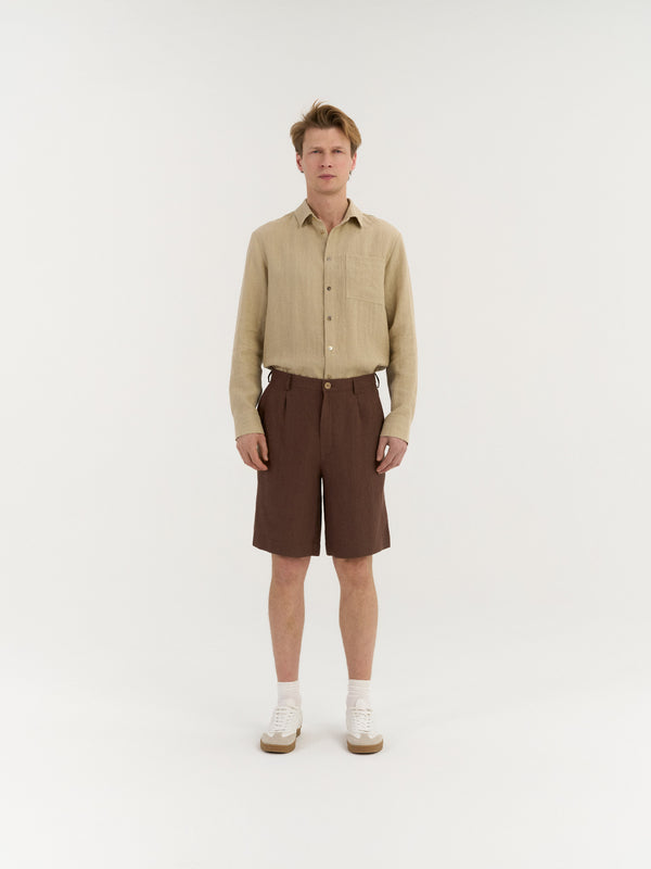 Marco Plissierte Shorts