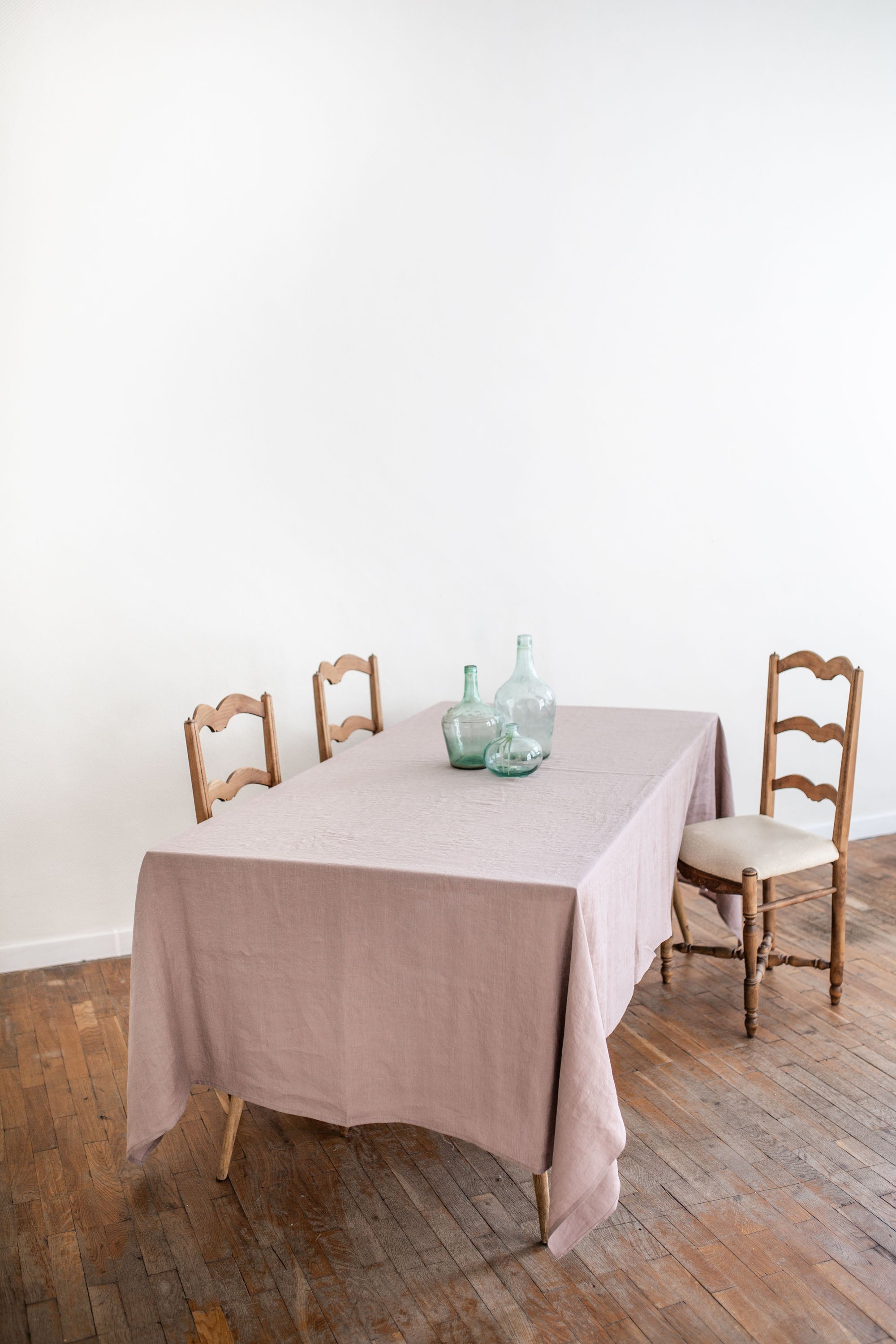 Rosy Brown Linen Tablecloth By Amourlinen