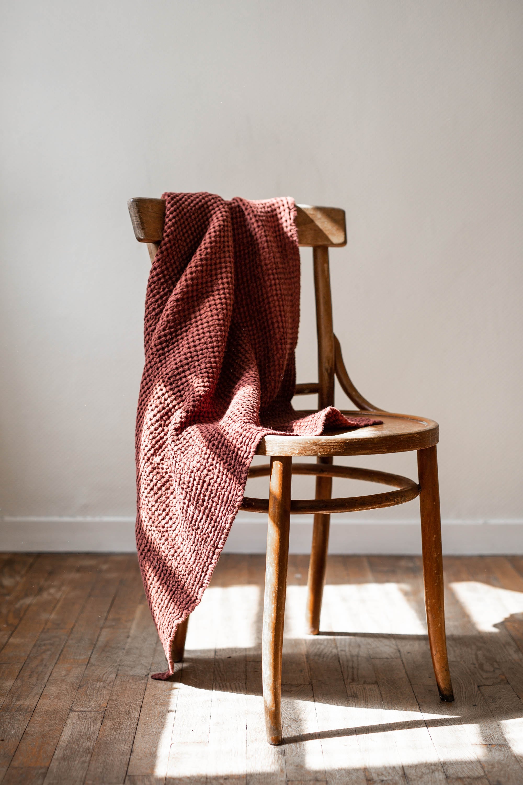 Terracotta Baby Waffle Blanket By AmourLinen