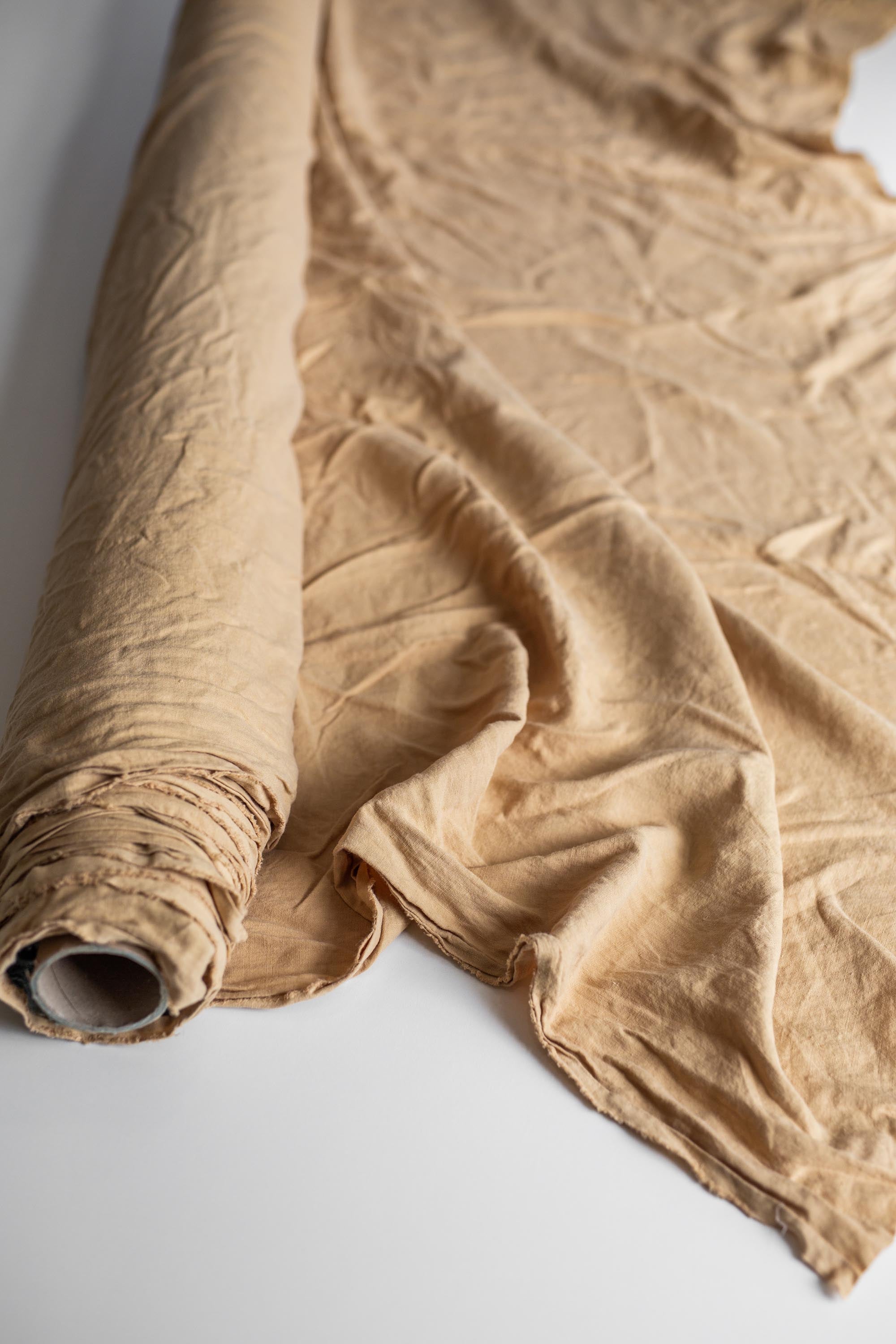 Leinenstoff in Senfgelb, 240 cm