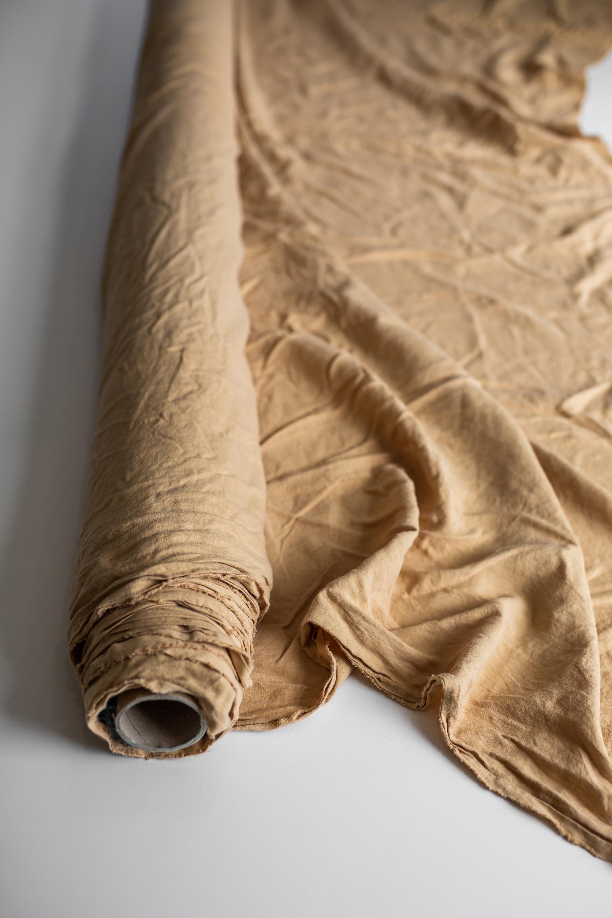 Leinenstoff in Senfgelb, 240 cm