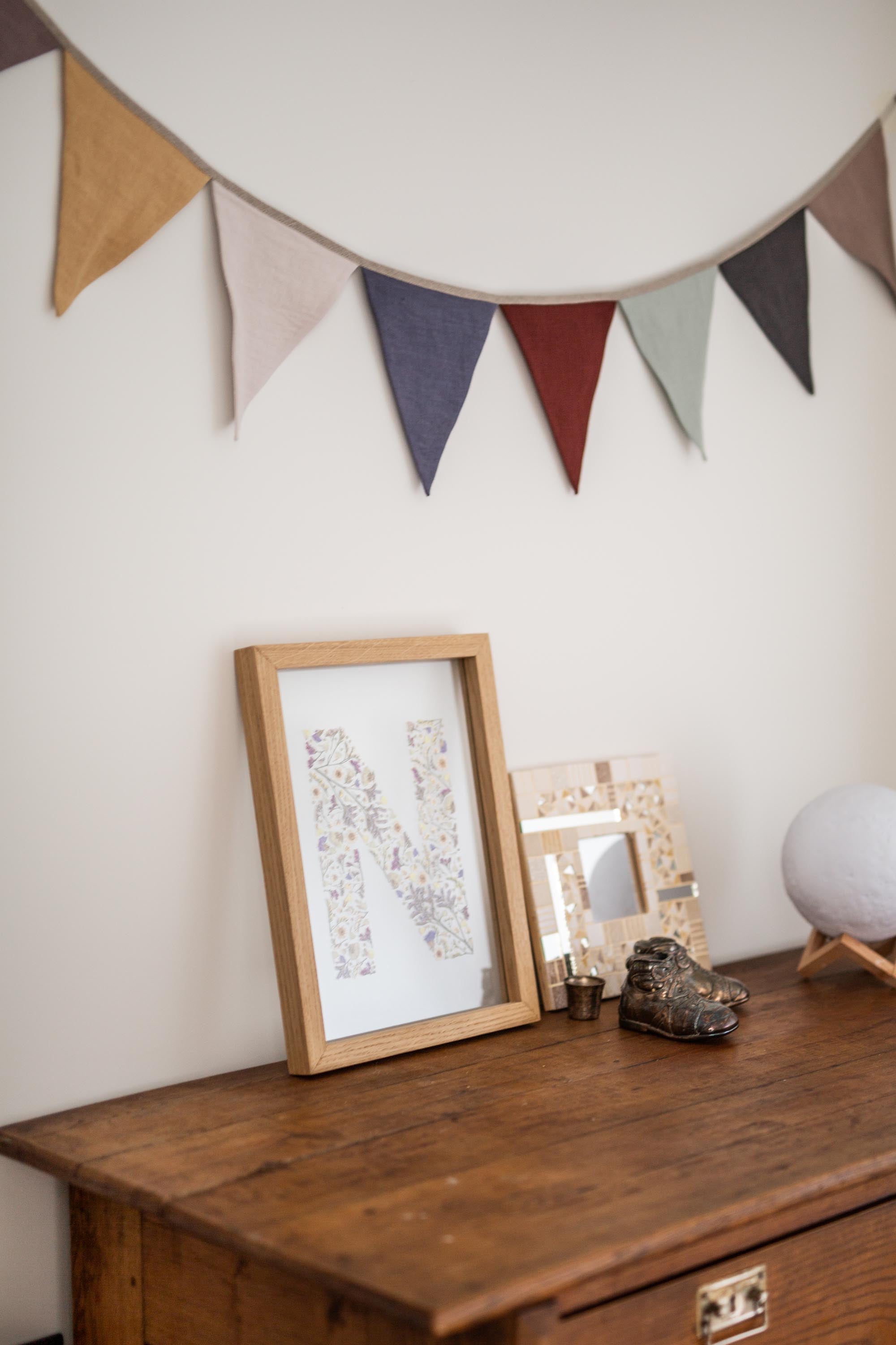 Side View Of Linen Baby Bunting By AmourLinen