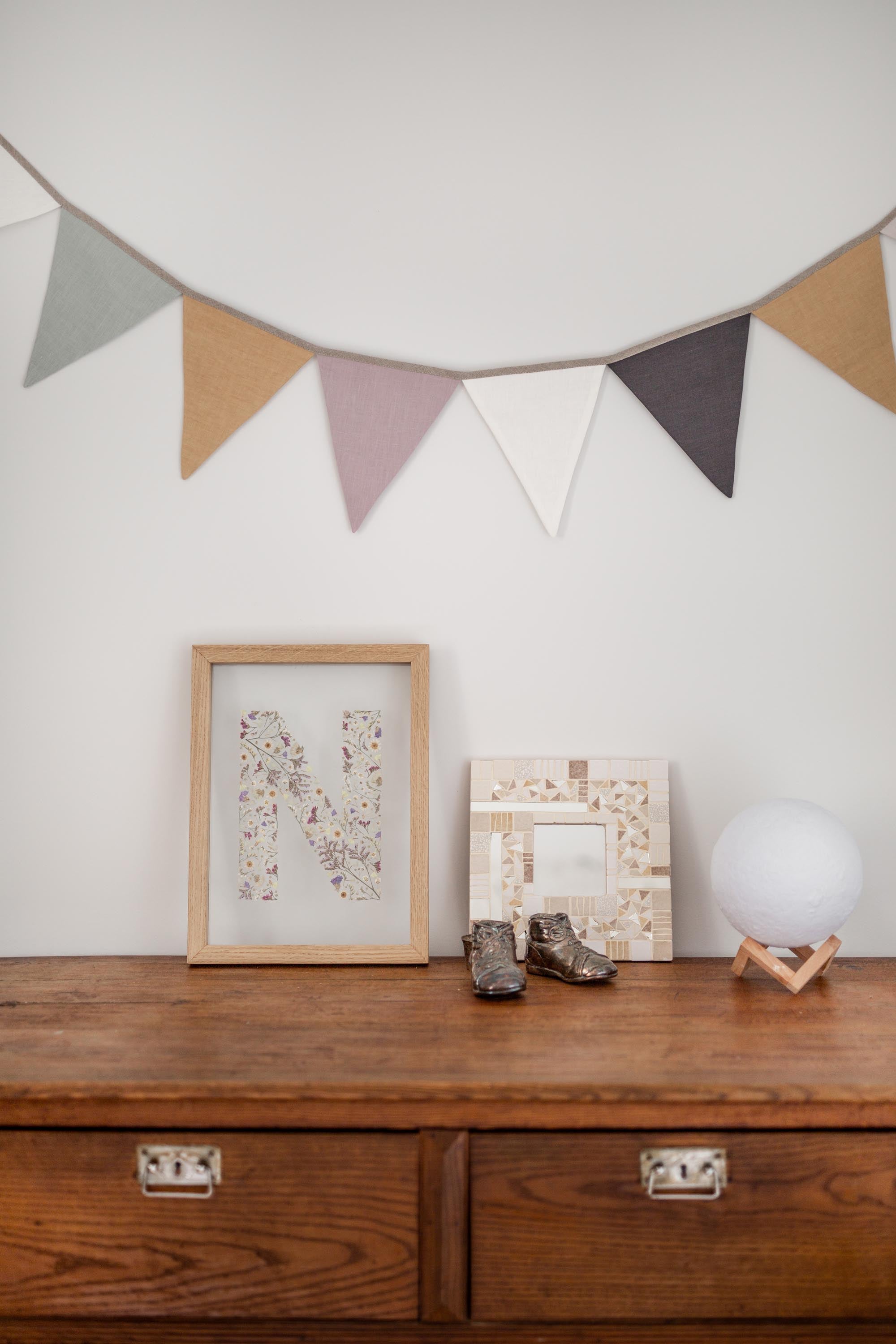 Front View Of Linen Baby Bunting By AmourLinen