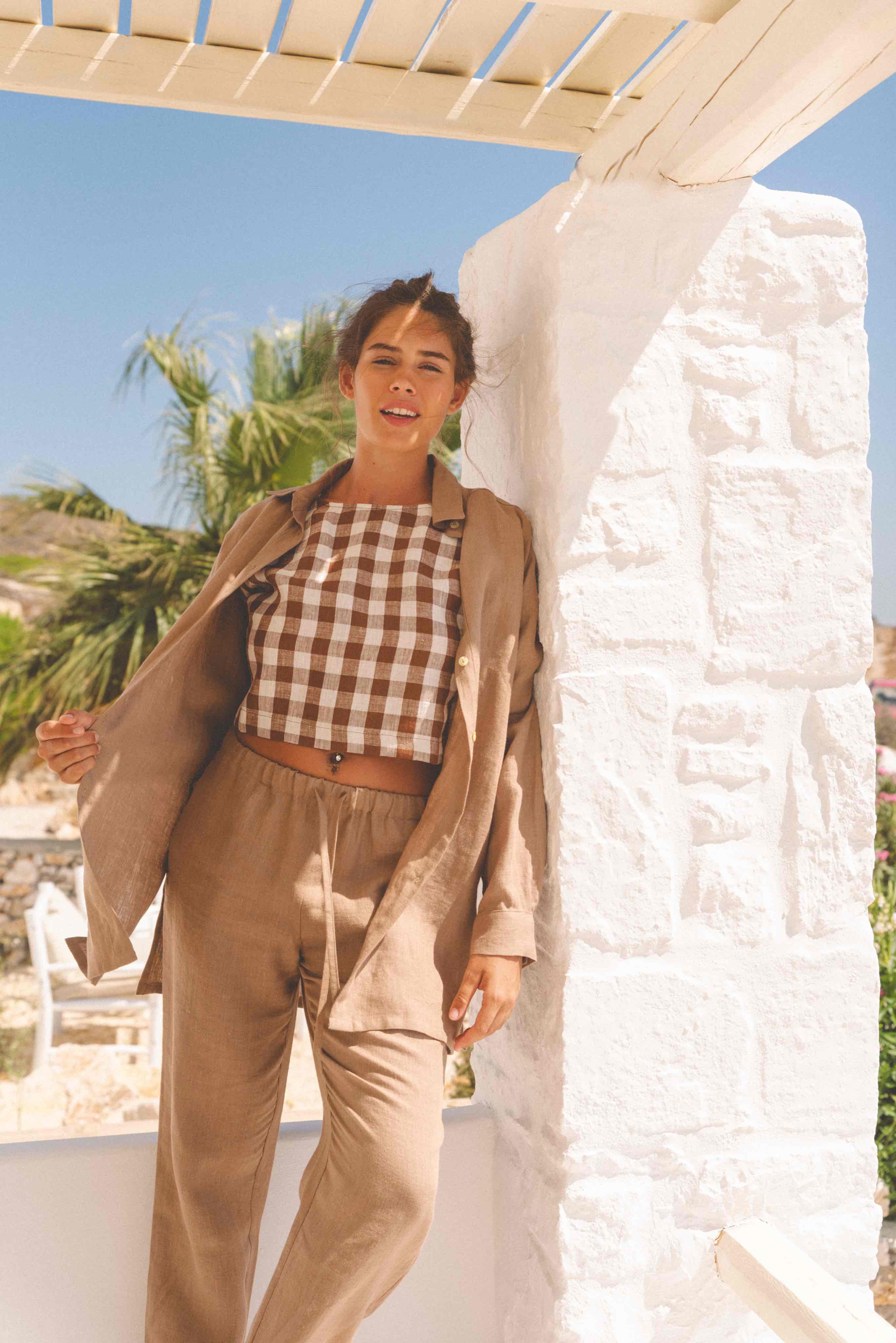 Übergroßes Leinenhemd MARRAKESH