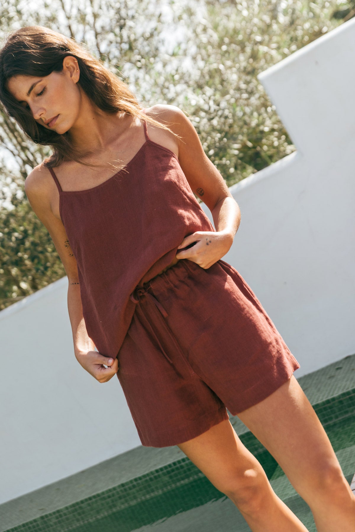 Ärmelloses Pyjama-Set NIGHT OWL