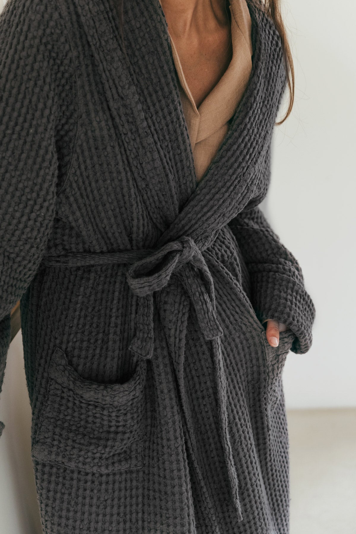 Wabenförmiger Bademantel SNUGGLE