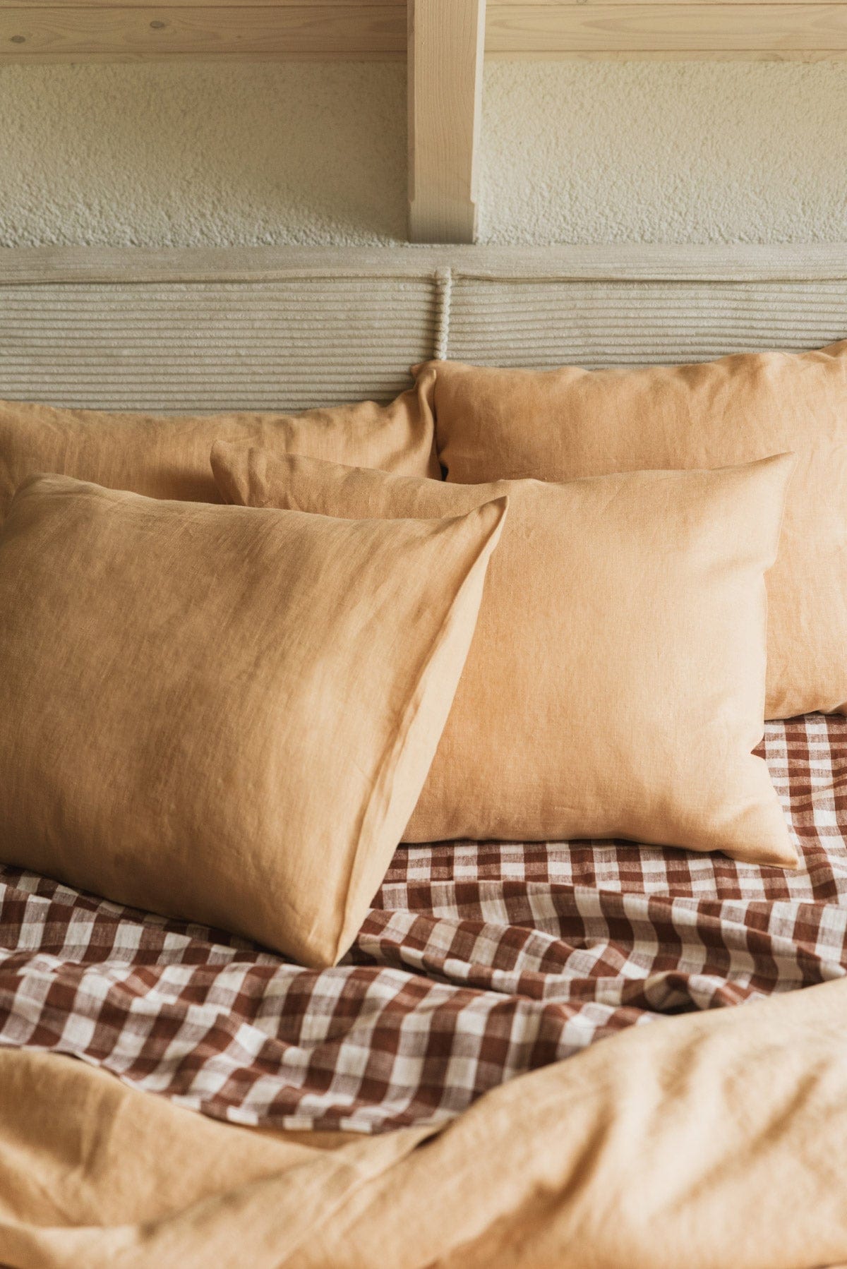 AmourLinen Leinen-Bettbezug Leinen-Bettbezug in Senfgelb Senfgelber Leinen-Bettbezug | AmourLinen