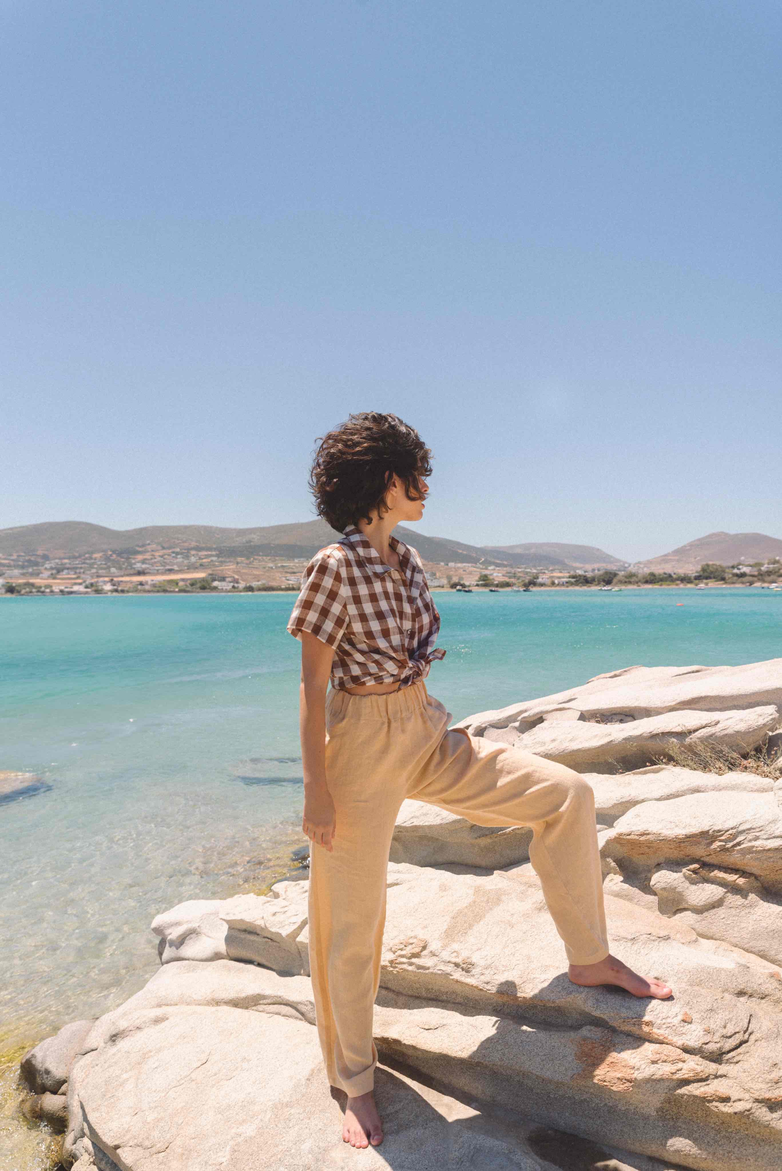 Superlange Leinenhose OULU