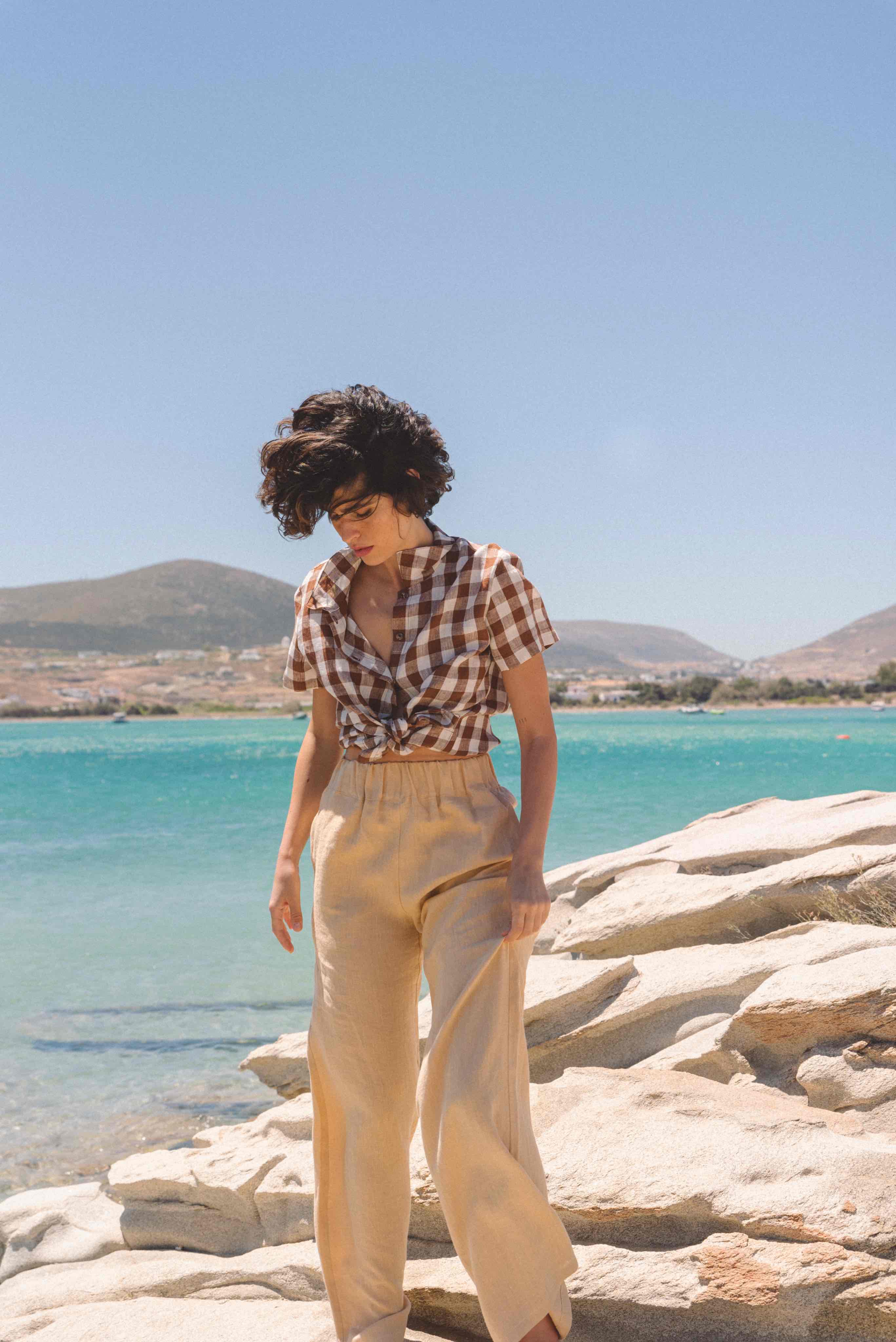 Superlange Leinenhose OULU