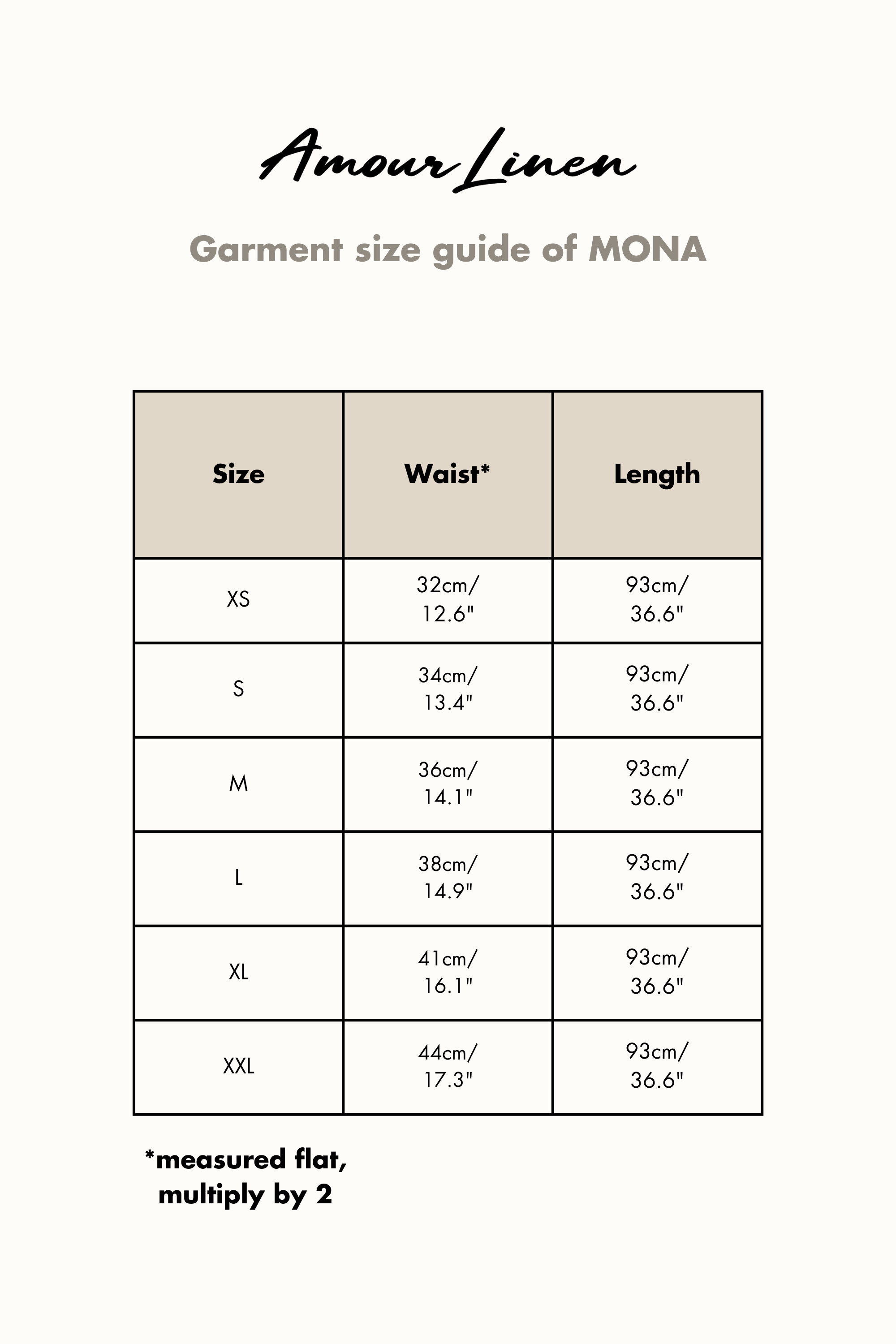 Langer Leinenrock MONA - Mokka Gingham
