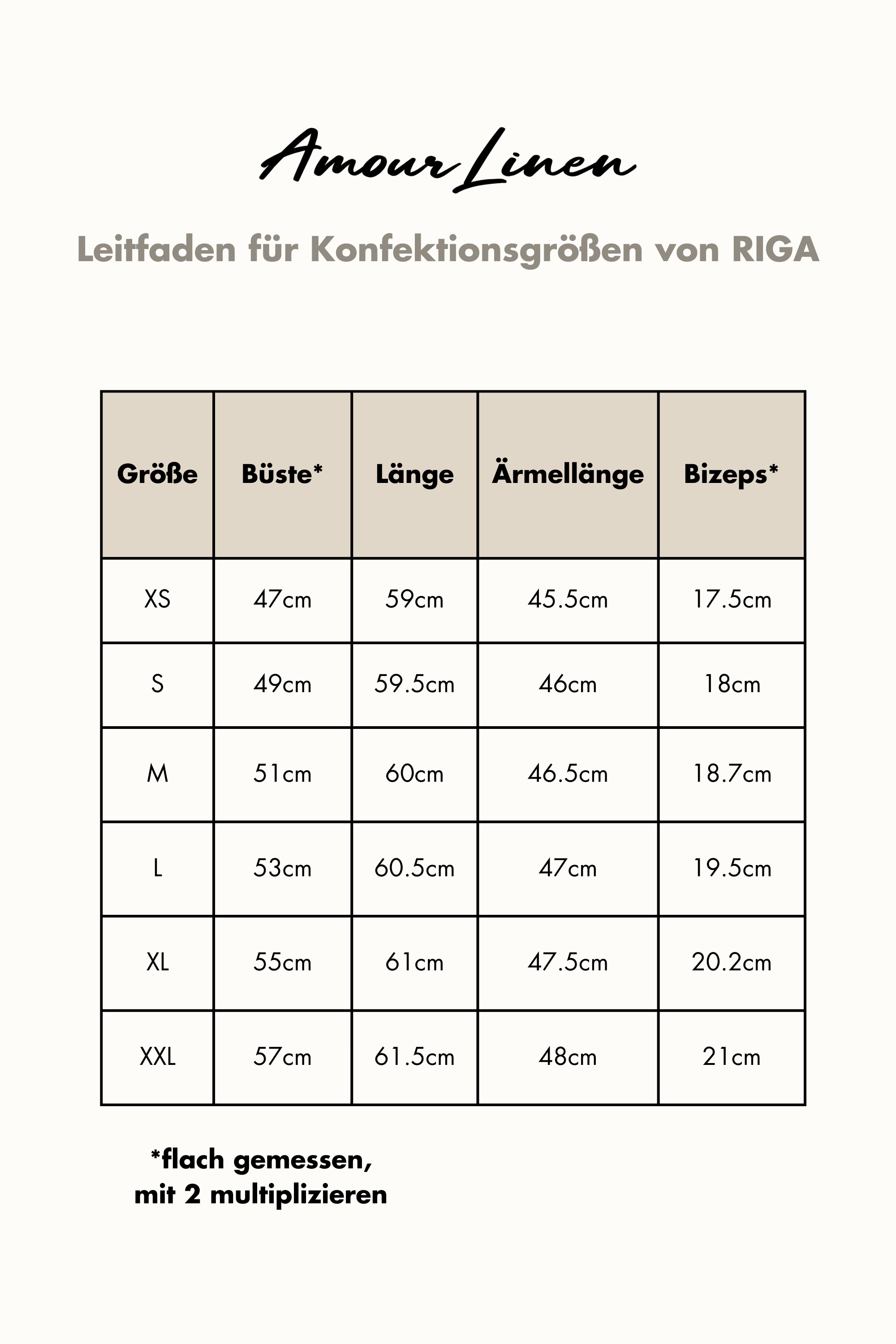 Leinentop RIGA 3⁄4 Ärmel