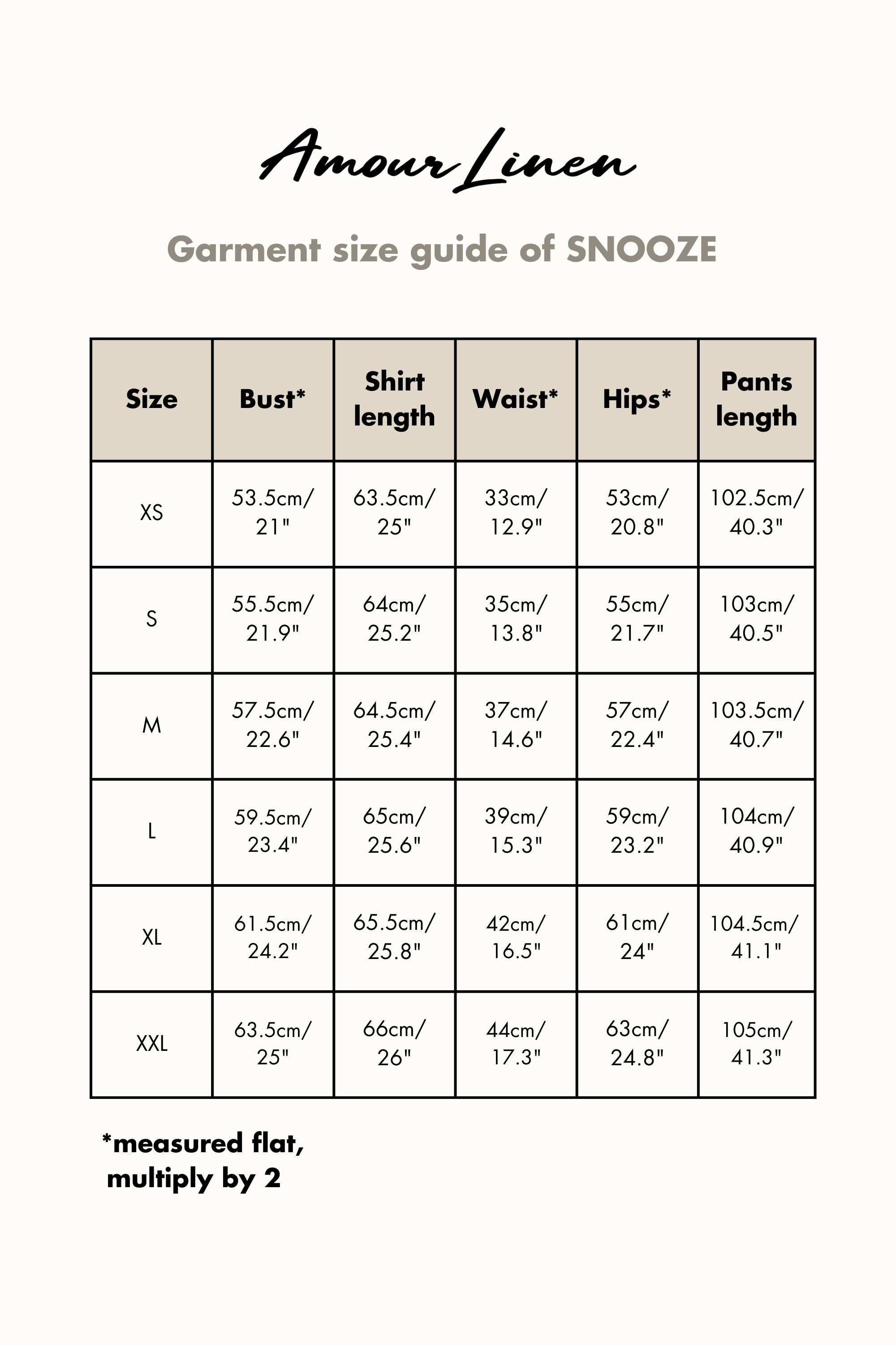 Langärmeliges Pyjama-Set SNOOZE - Mokka Gingham