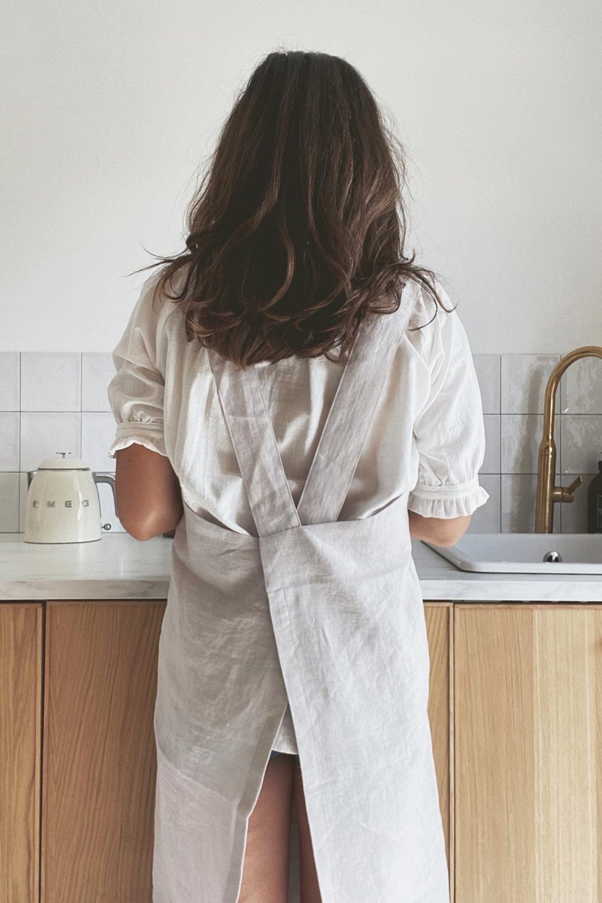 AmourLinen Leinenschürzen Japanische Leinenschürze Leinenschürze | AmourLinen | Japanische Schürze