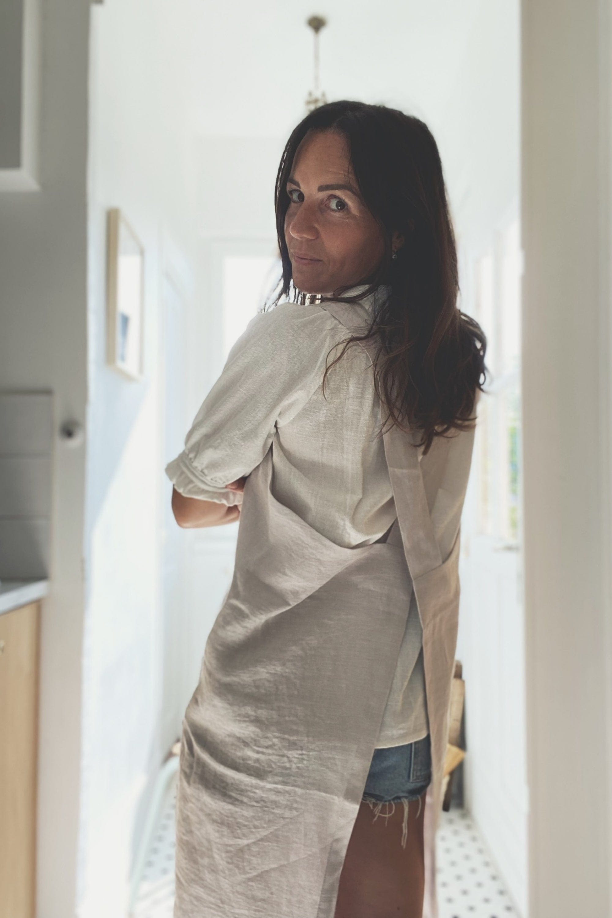 AmourLinen Leinenschürzen Japanische Leinenschürze Leinenschürze | AmourLinen | Japanische Schürze