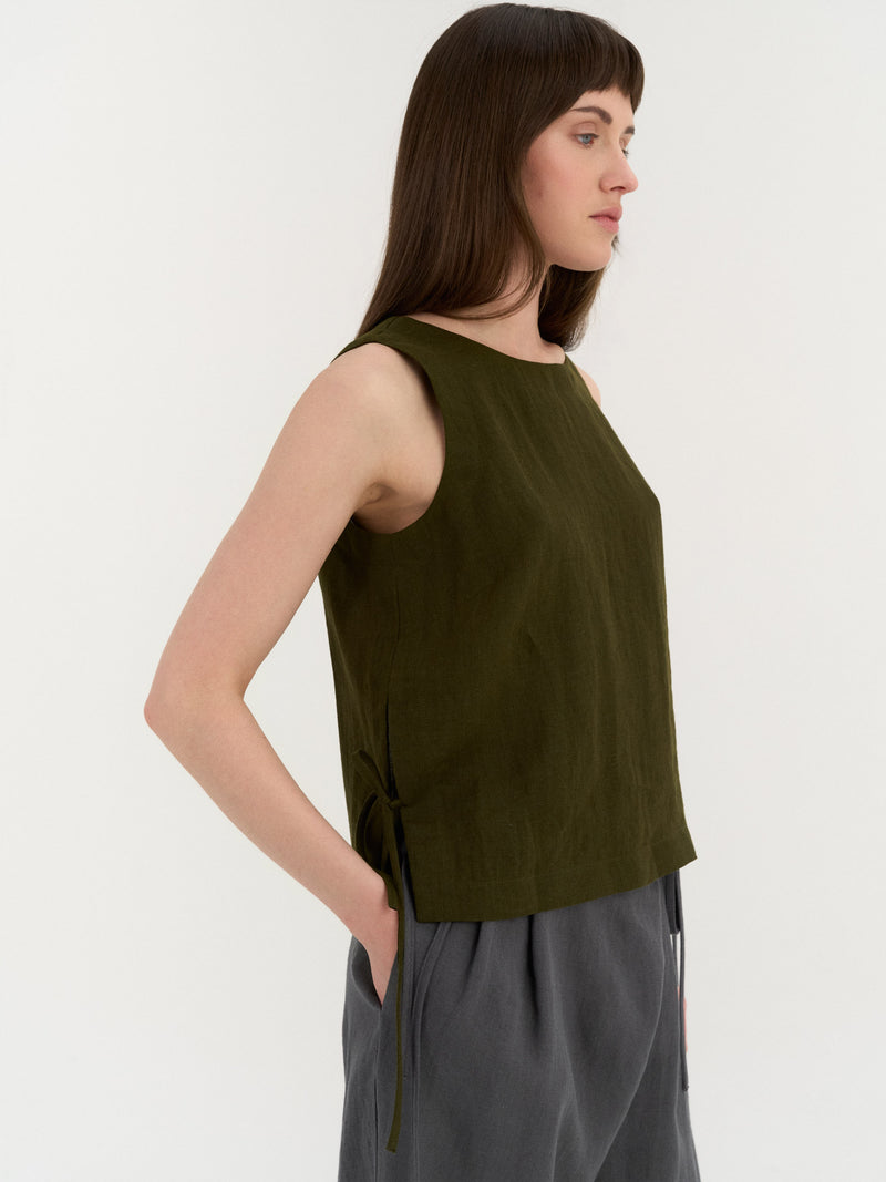 Top Rosie mit Bindebändern