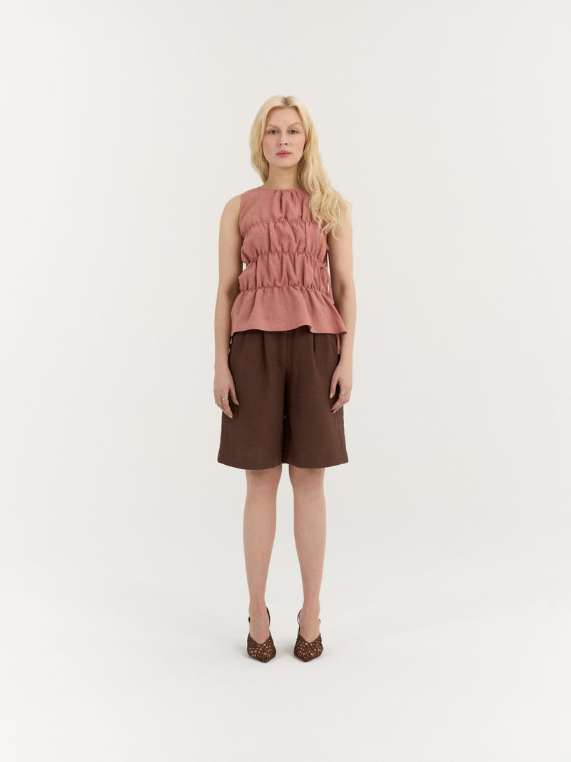 Eloise Gerafftes Top