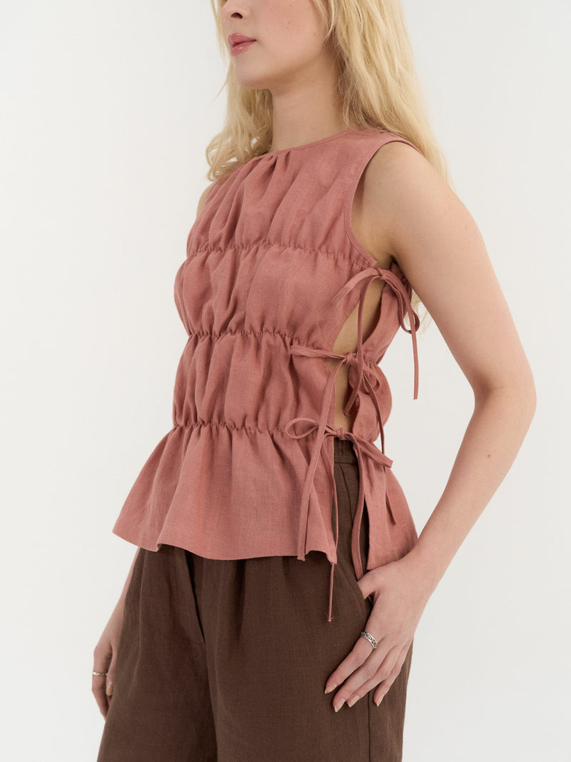 Eloise Gerafftes Top