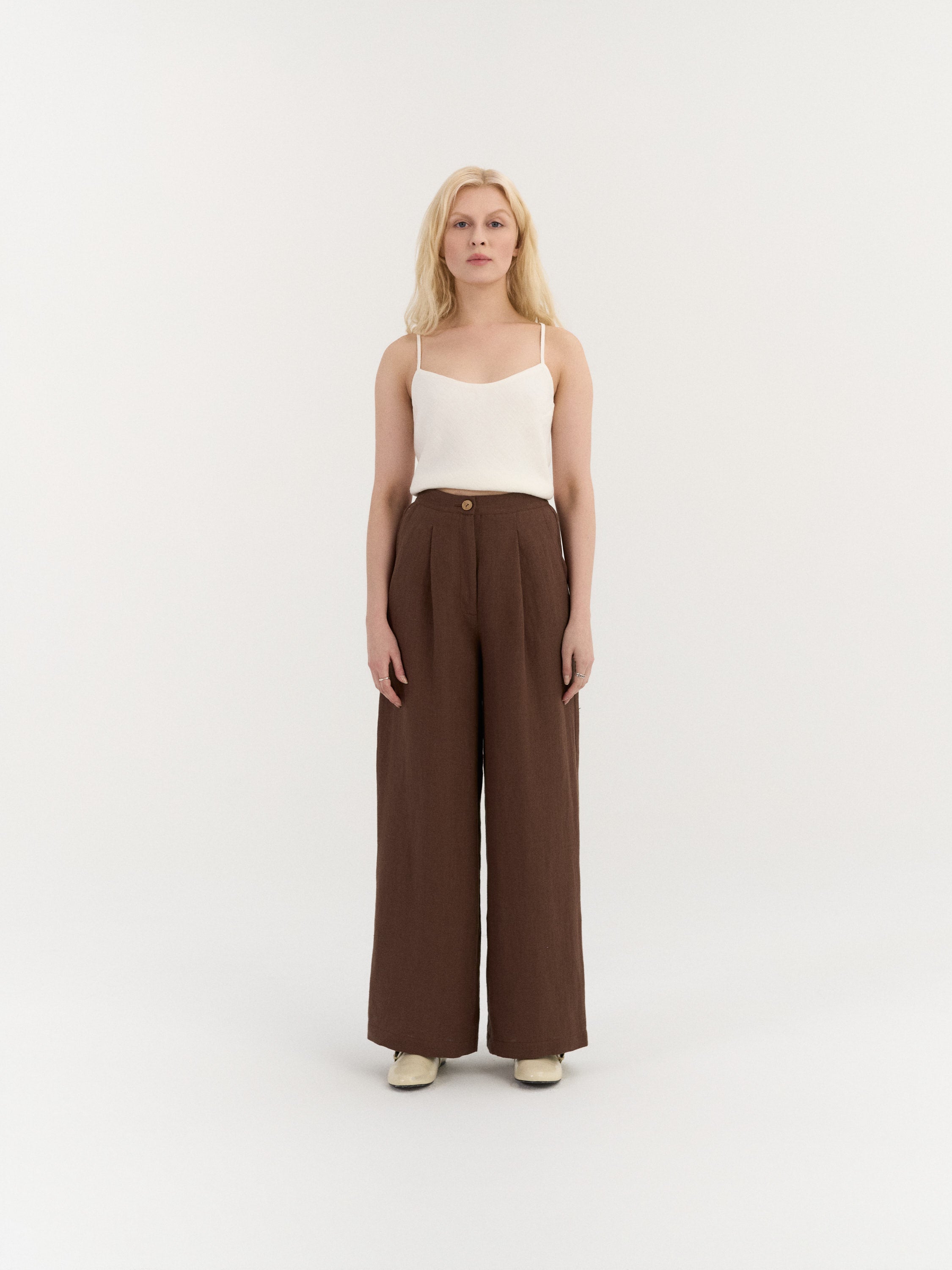 Klassische breite Hose Lydia