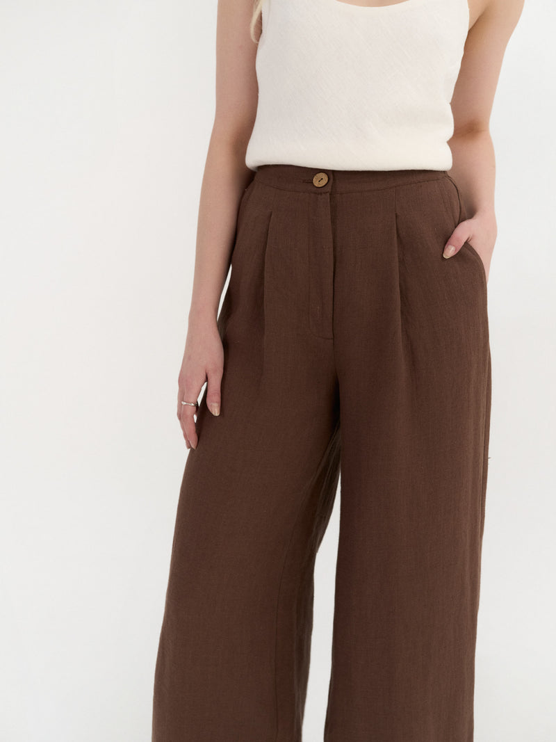 Klassische breite Hose Lydia