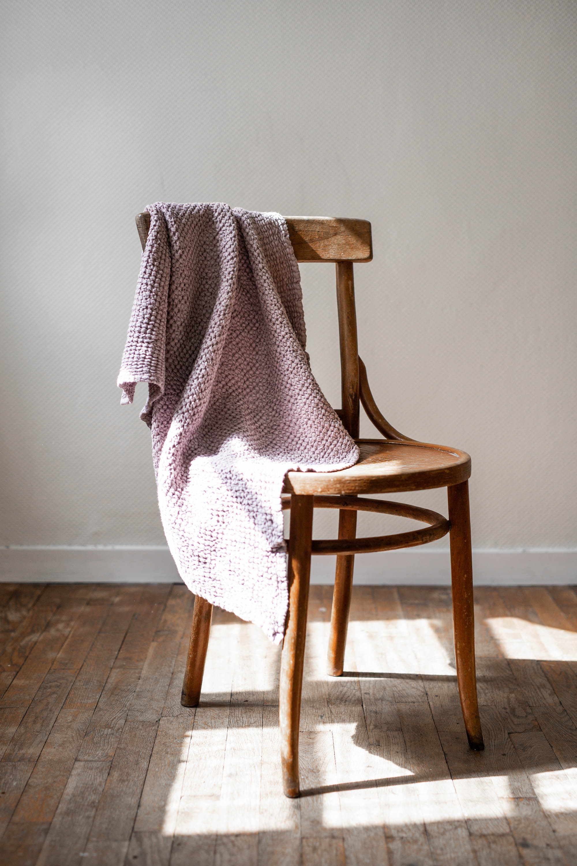 Dusty Rose Baby Waffle Blanket By AmourLinen