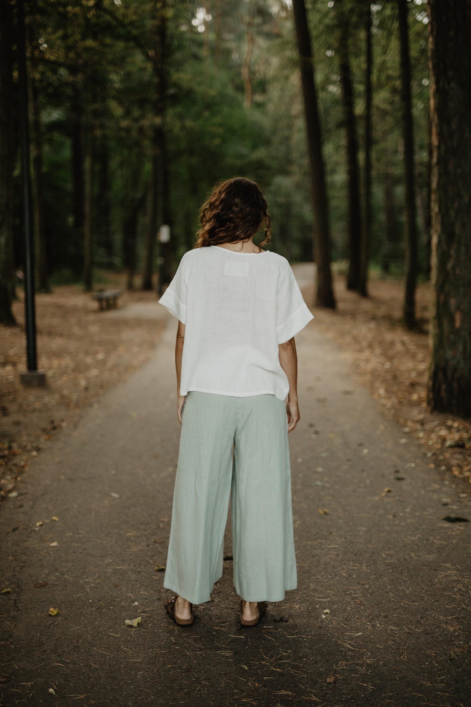 AmourLinen Leinenhose Weite Leinenhose ISABELLA ISABELLA Weite Leinenhose | AmourLinen | Leinenkleidung