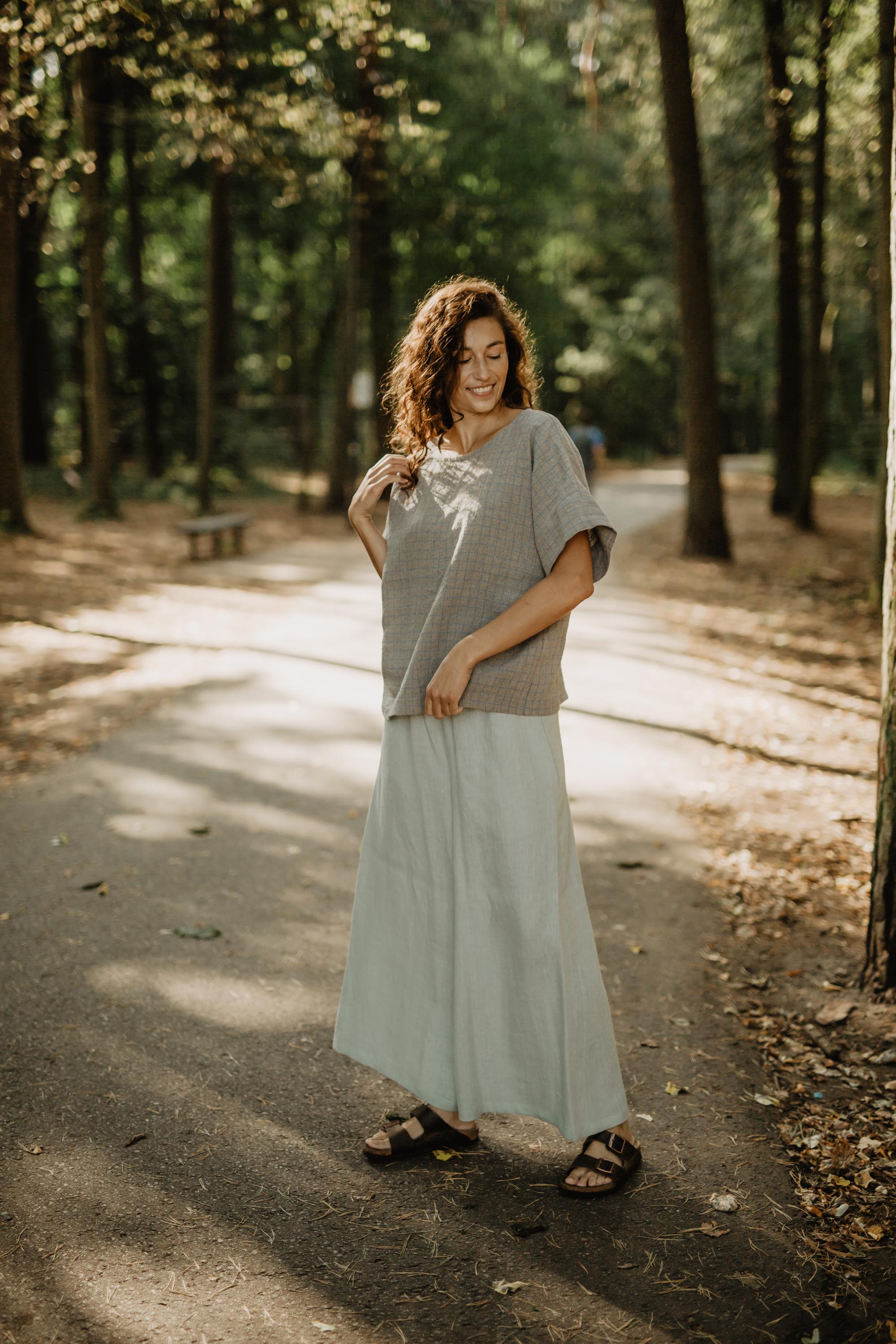 AmourLinen Leinenhose Weite Leinenhose ISABELLA ISABELLA Weite Leinenhose | AmourLinen | Leinenkleidung