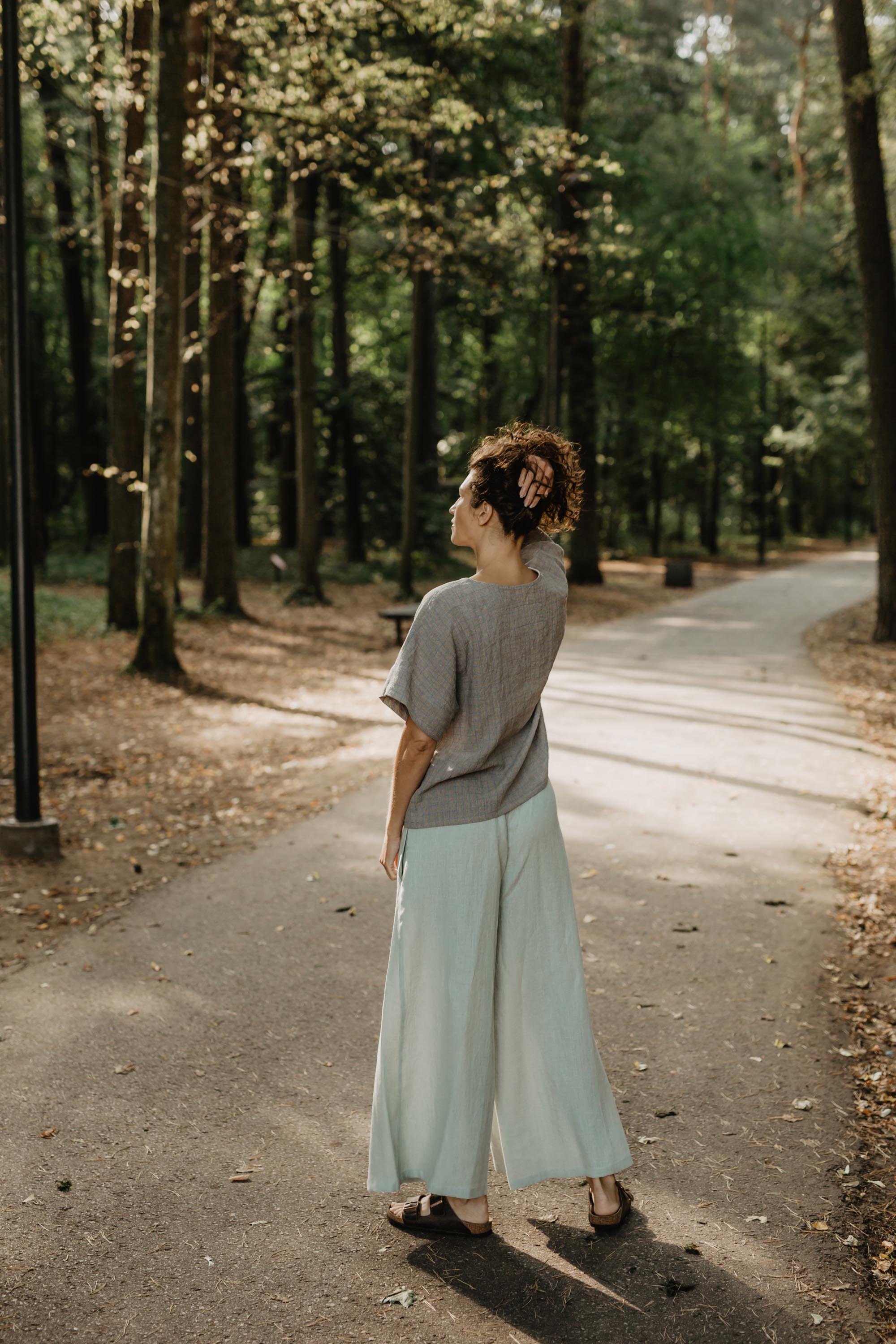 AmourLinen Leinenhose Weite Leinenhose ISABELLA ISABELLA Weite Leinenhose | AmourLinen | Leinenkleidung
