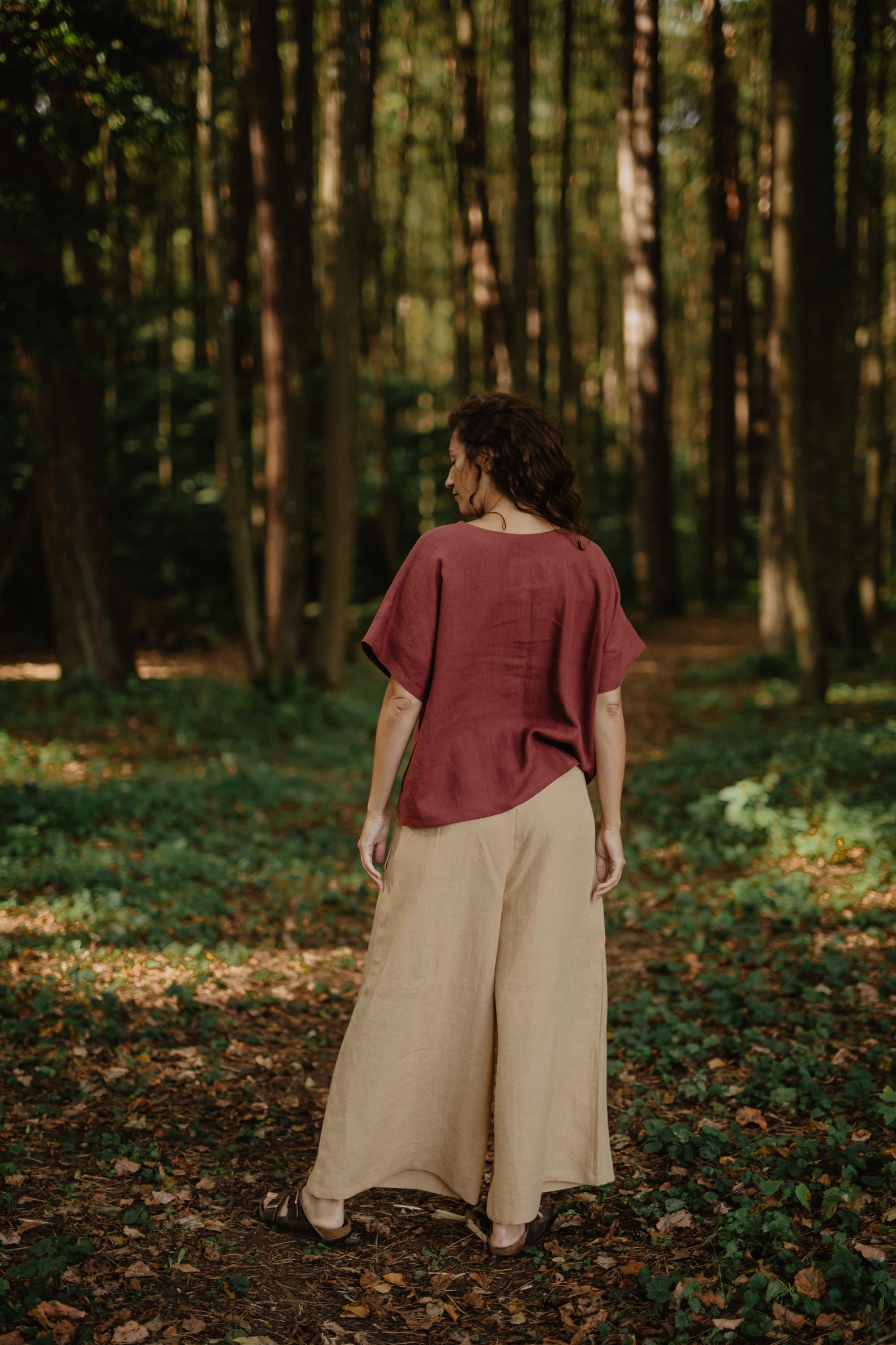 AmourLinen Leinenhose Weite Leinenhose ISABELLA ISABELLA Weite Leinenhose | AmourLinen | Leinenkleidung