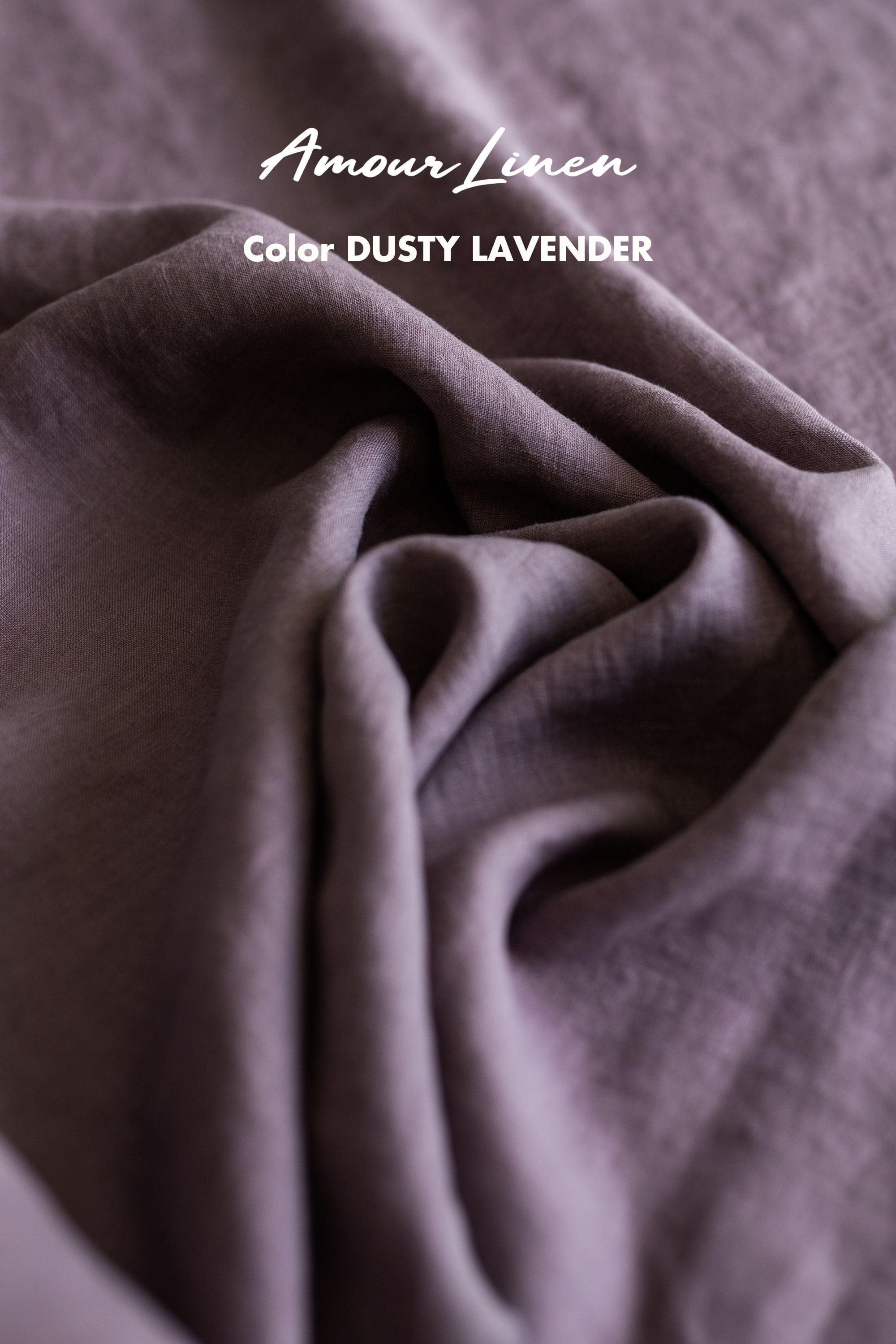 AmourLinen Leinenkleid XS / Dusty Lavender Lapland mittellanges Leinenkleid XS Dusty Lavender Lapland mittellanges Leinenkleid XS Dusty Lavender