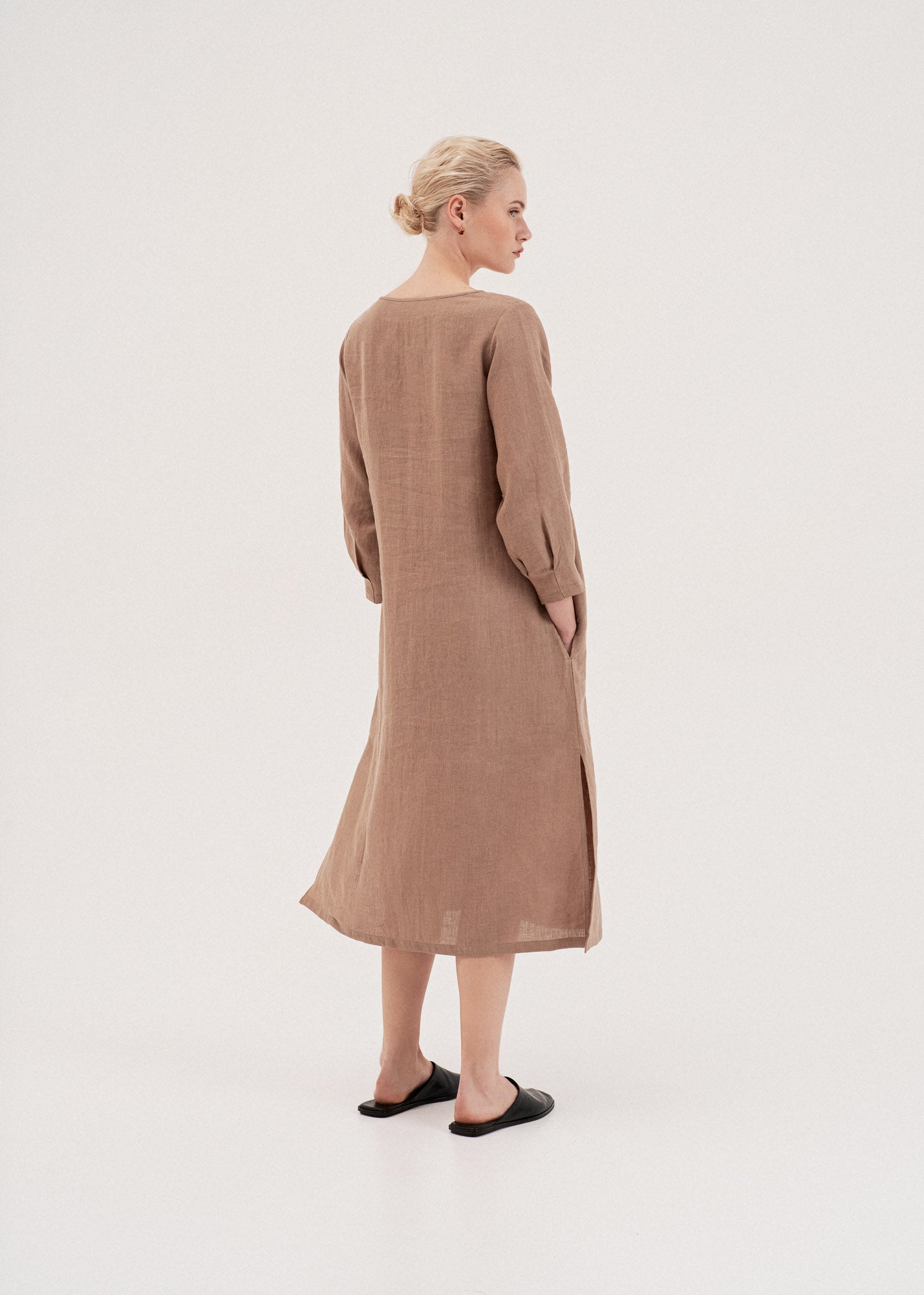 AmourLinen Linen dress Amalia long-length linen dress Amalia long-length linen dress