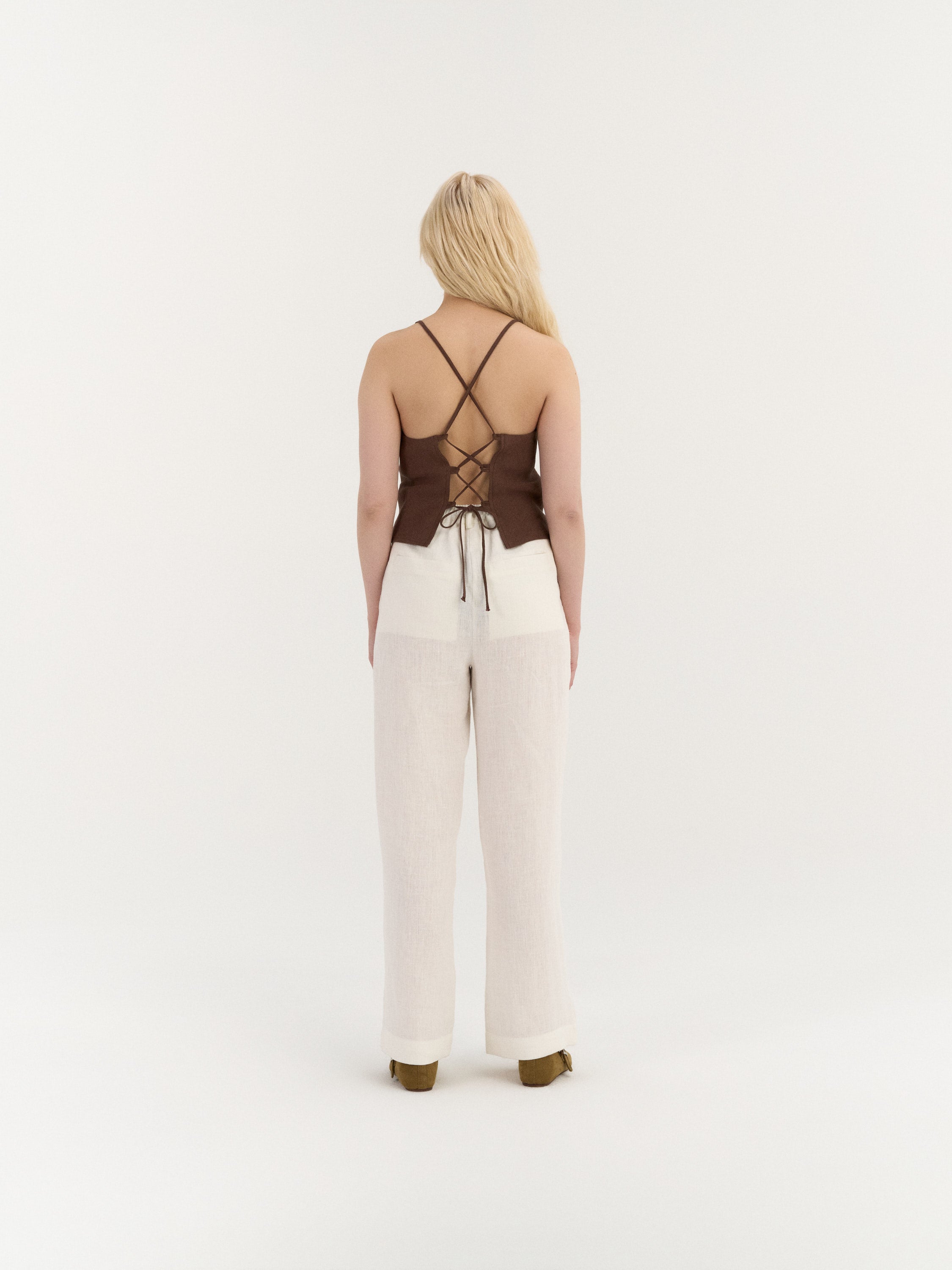 Ava Lace-Back Top