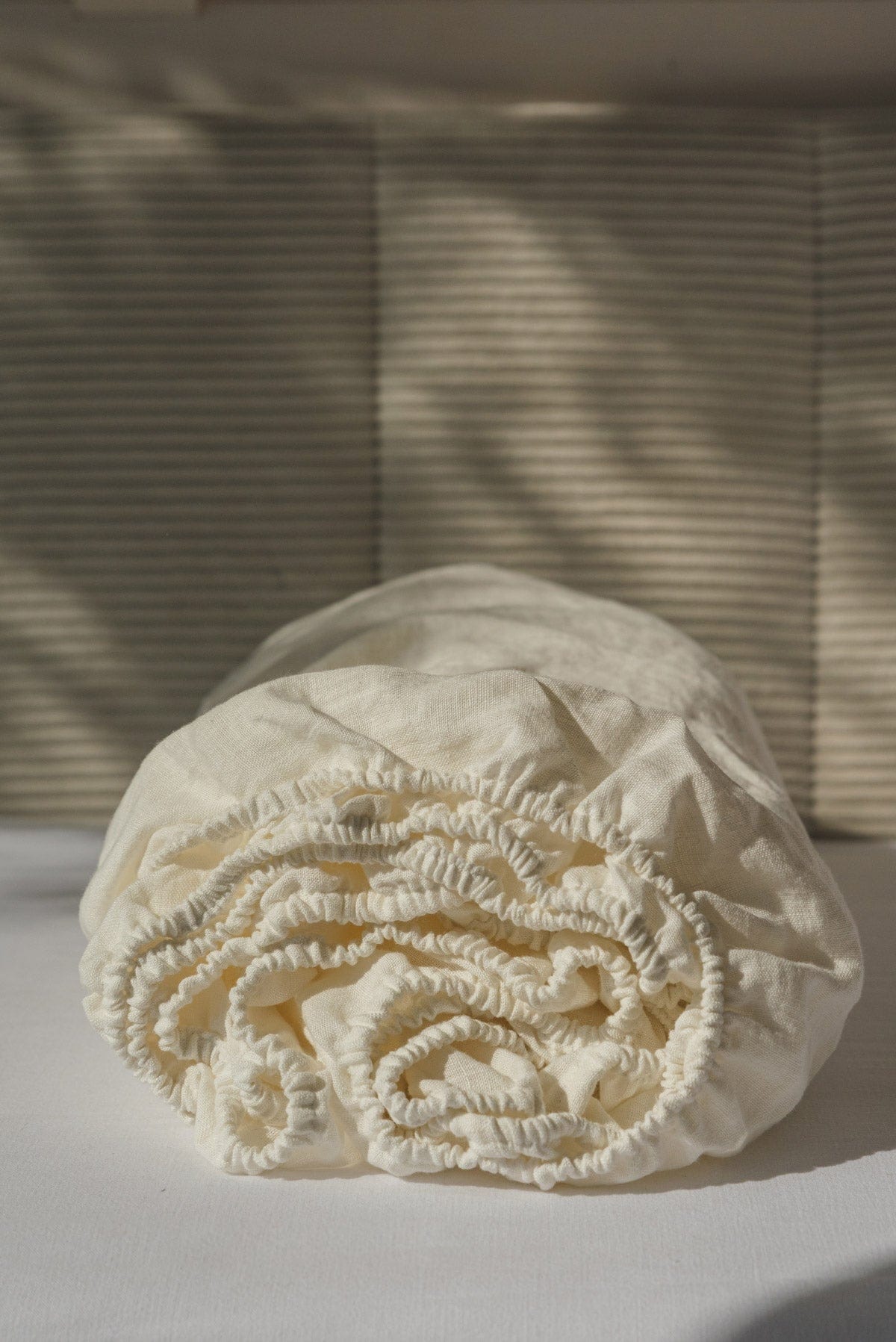 AmourLinen Leinen-Bettwäscheset Leinen-Bettwäscheset in Weiß Leinen-Bettwäscheset in Weiß