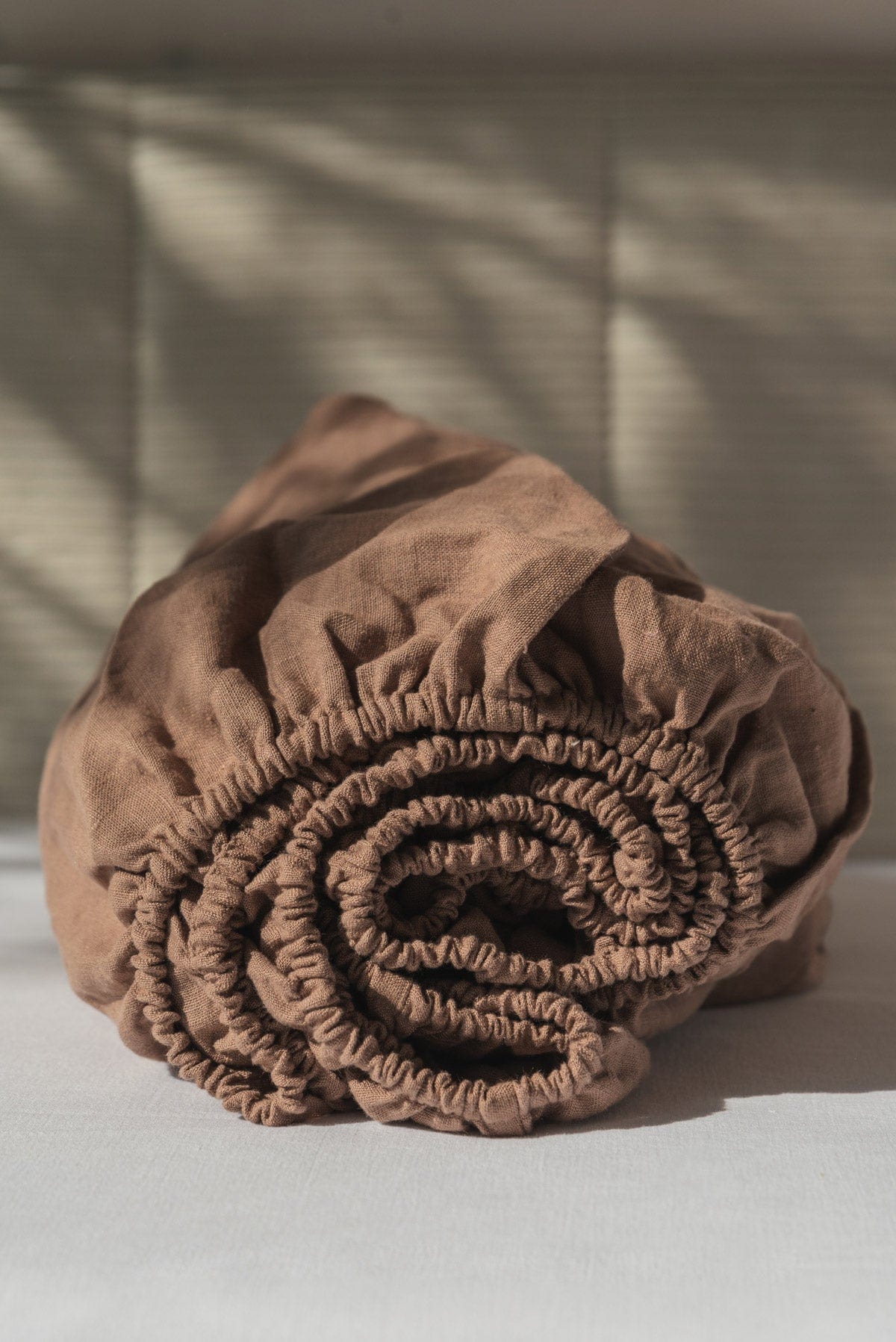 AmourLinen Leinen-Bettwäscheset Leinen-Bettwäscheset in Rosébraun Leinen-Bettwäscheset in Rosébraun