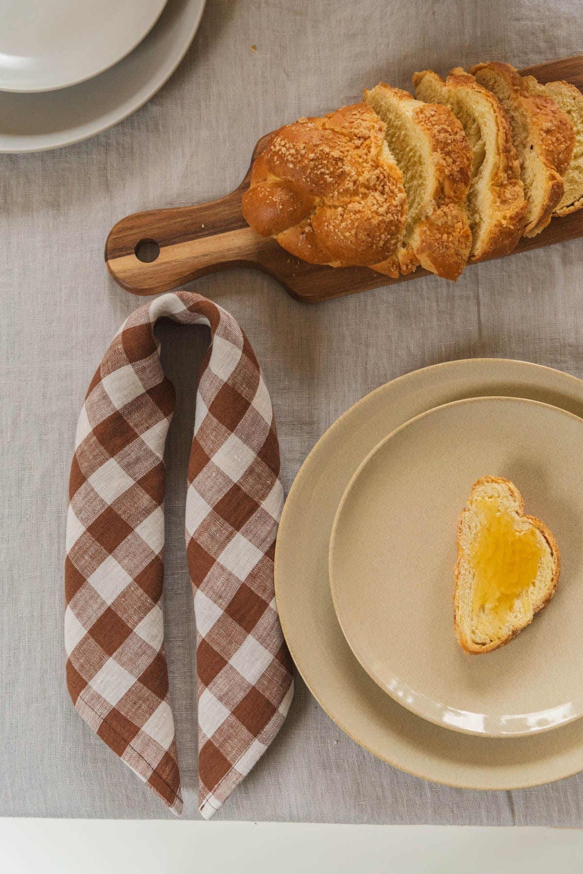 AmourLinen Tischwäsche Leinenservietten 2er-Set Leinenservietten 2er-Set