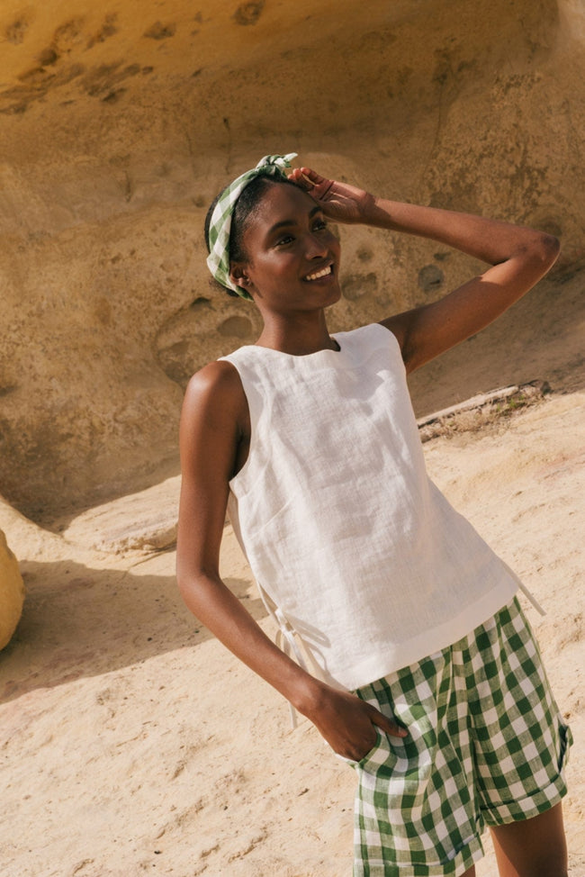 Top Rosie mit Bindebändern