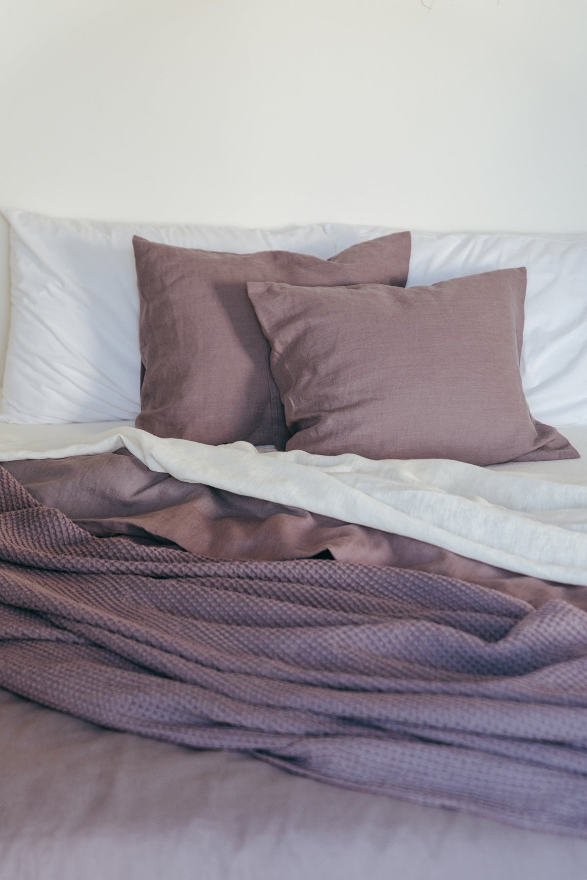 Leinenbettwäsche-Set in Dusty Lavender