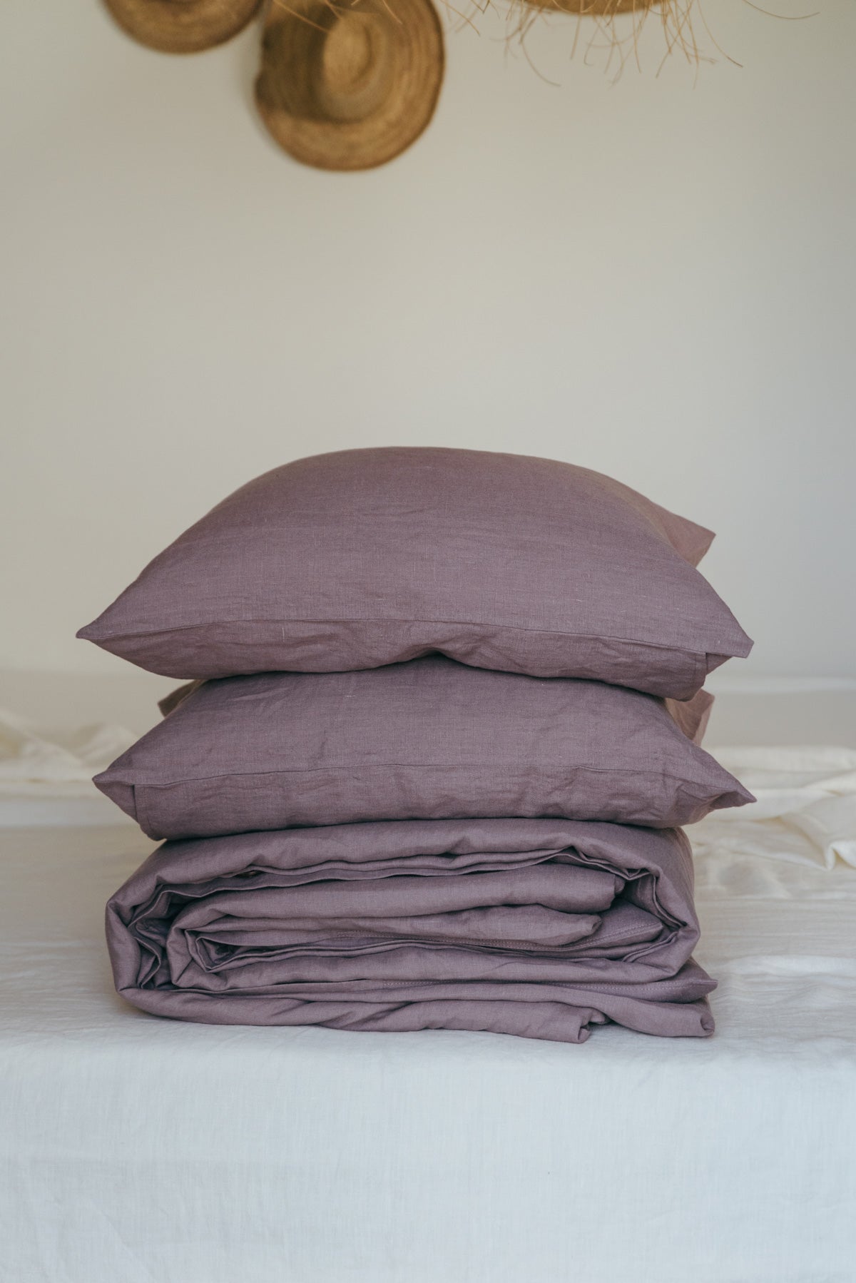 Leinenbettwäscheset in Dusty Lavender