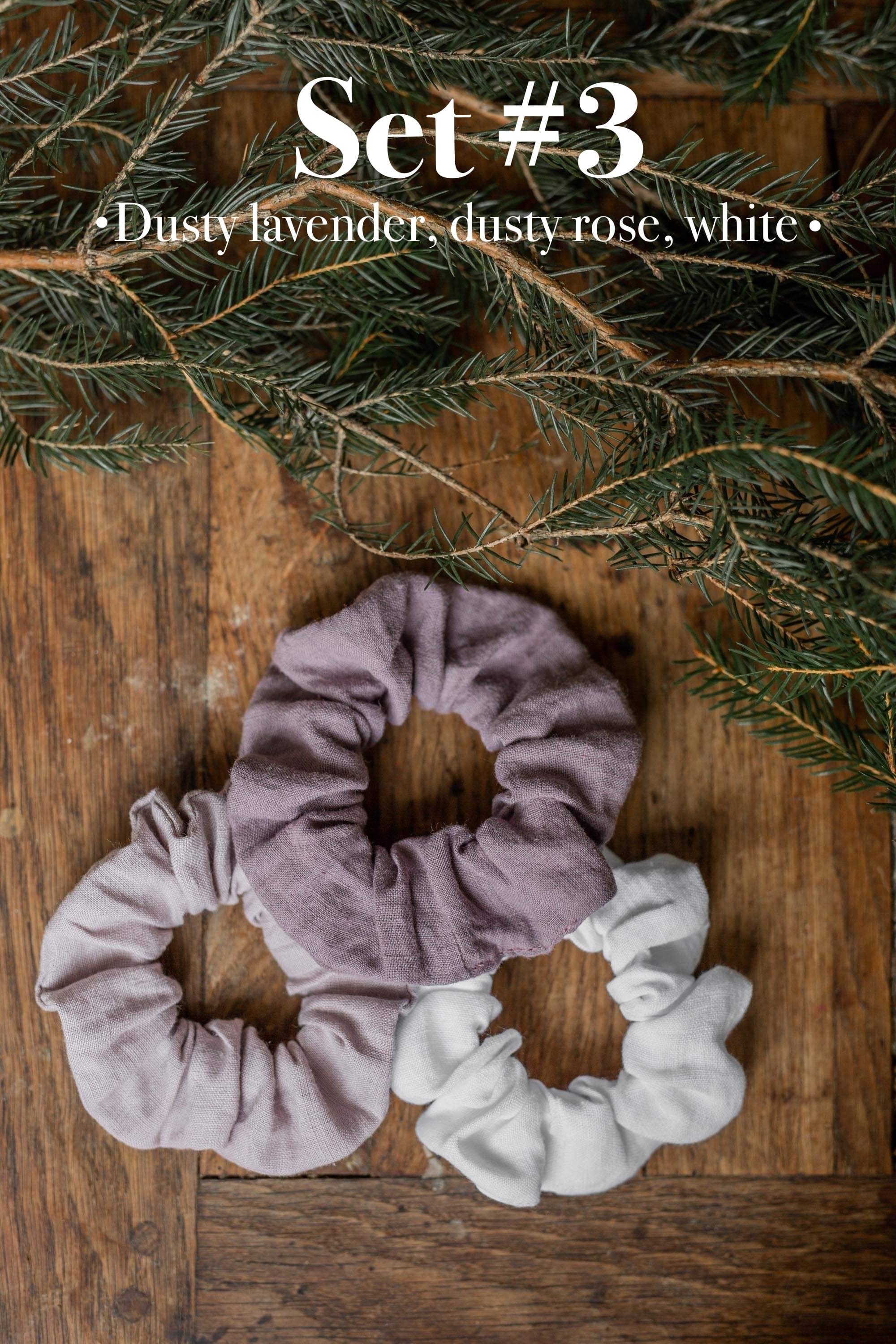 AmourLinen Tischwäsche Leinen-Haargummis Leinen-Haargummis | AmourLinen