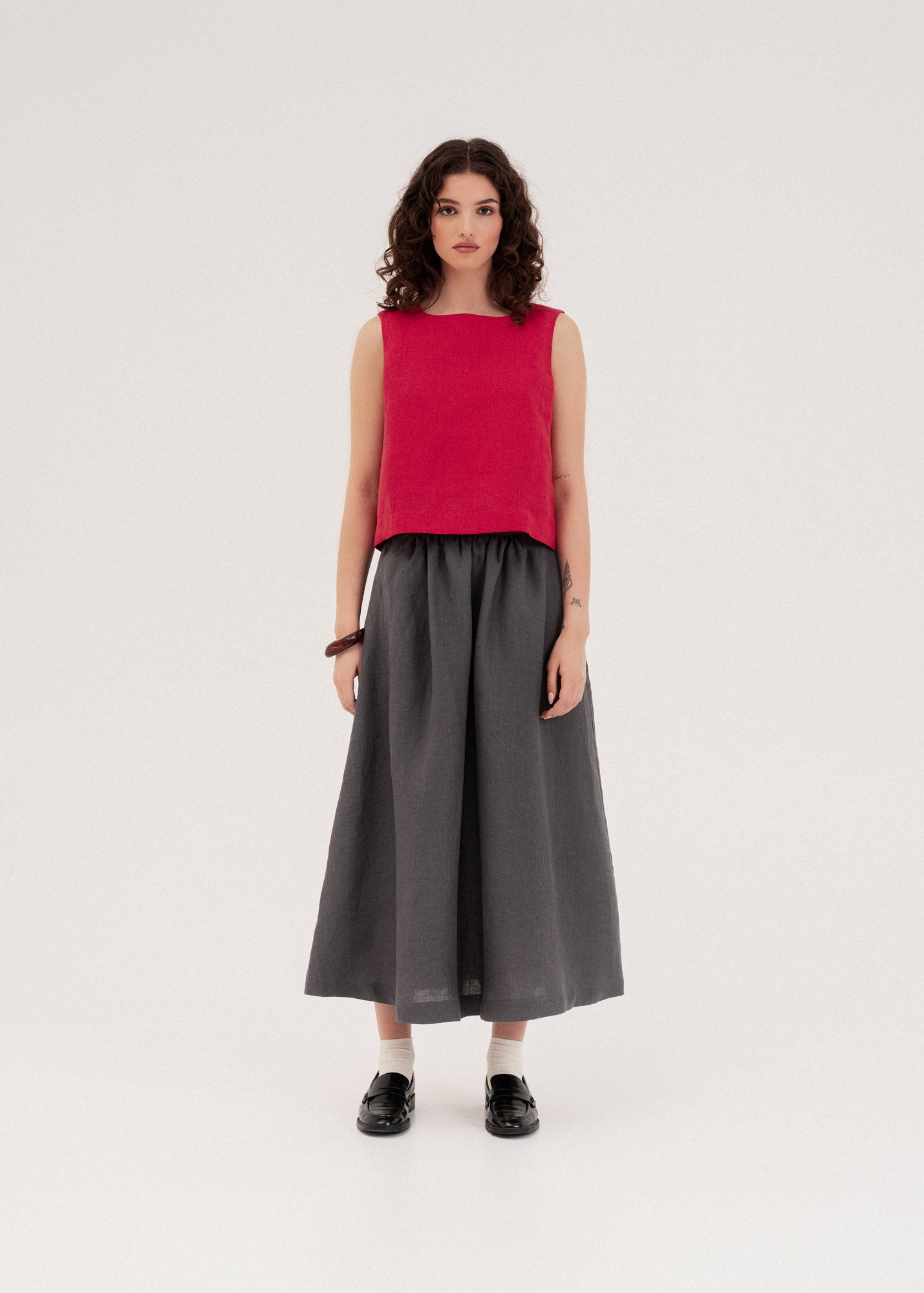 AmourLinen Linen dress Mona long linen skirt Mona long linen skirt
