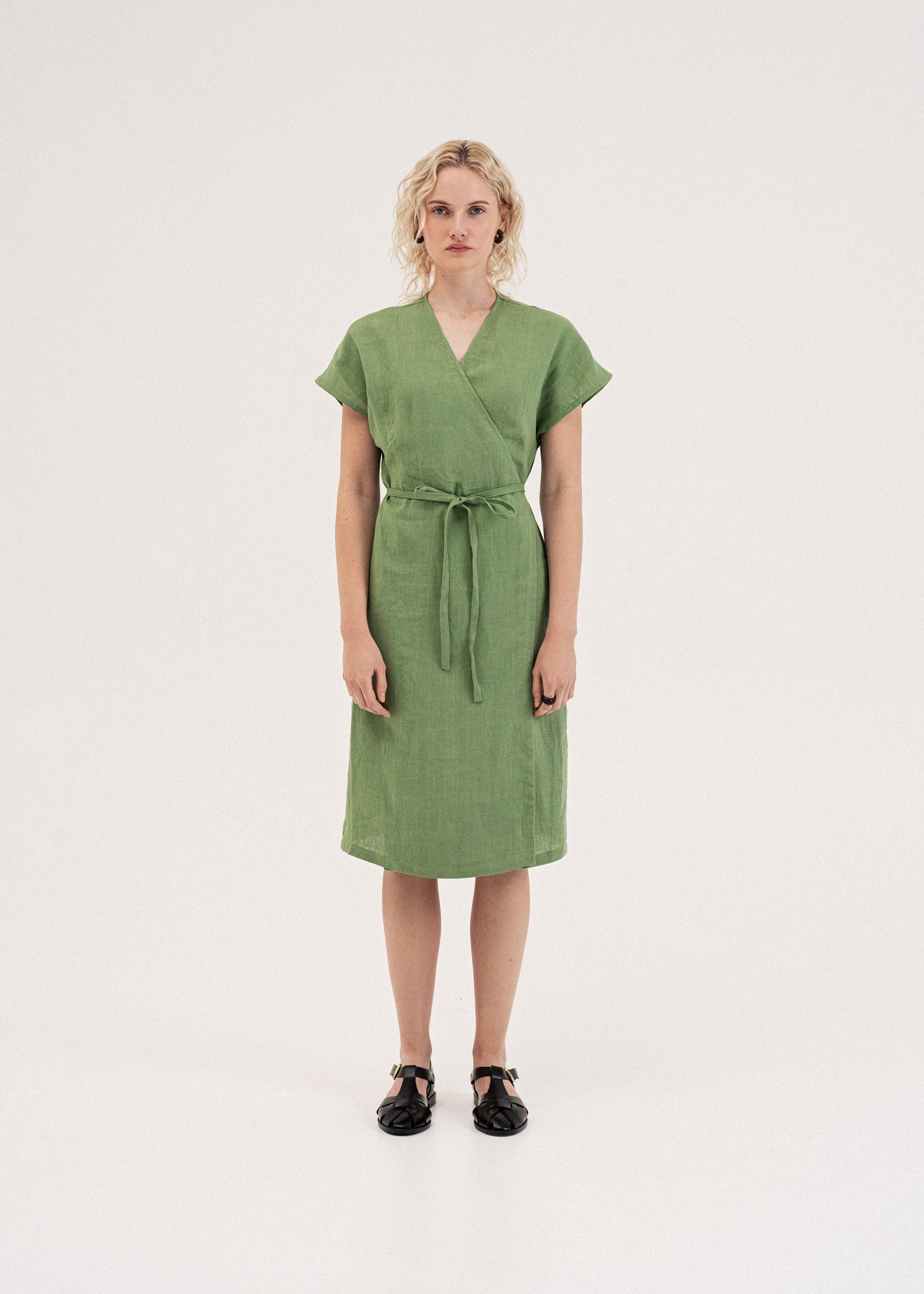 AmourLinen Linen skirt Linen wrap skirt IRIS Linen wrap skirt IRIS | AmourLinen | Linen Clothing