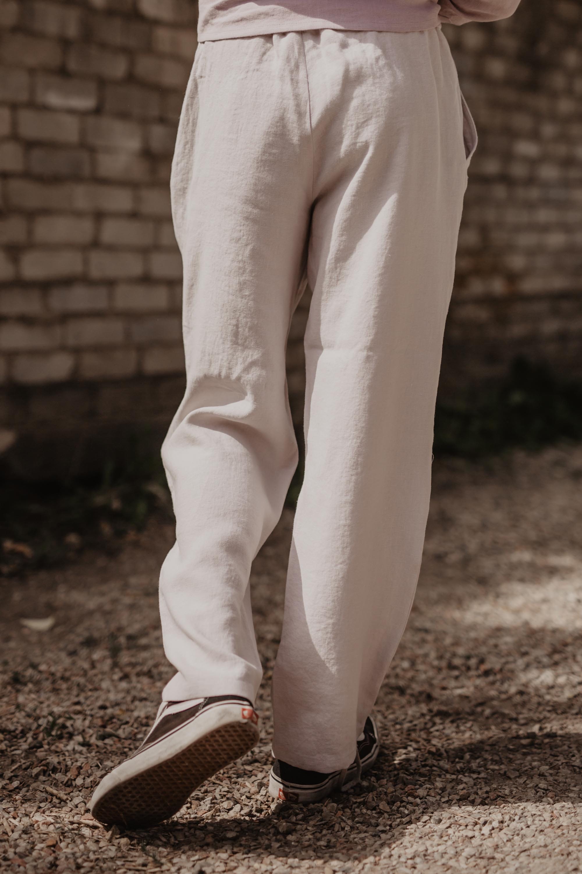 Leinenhose ADONIS - Creme