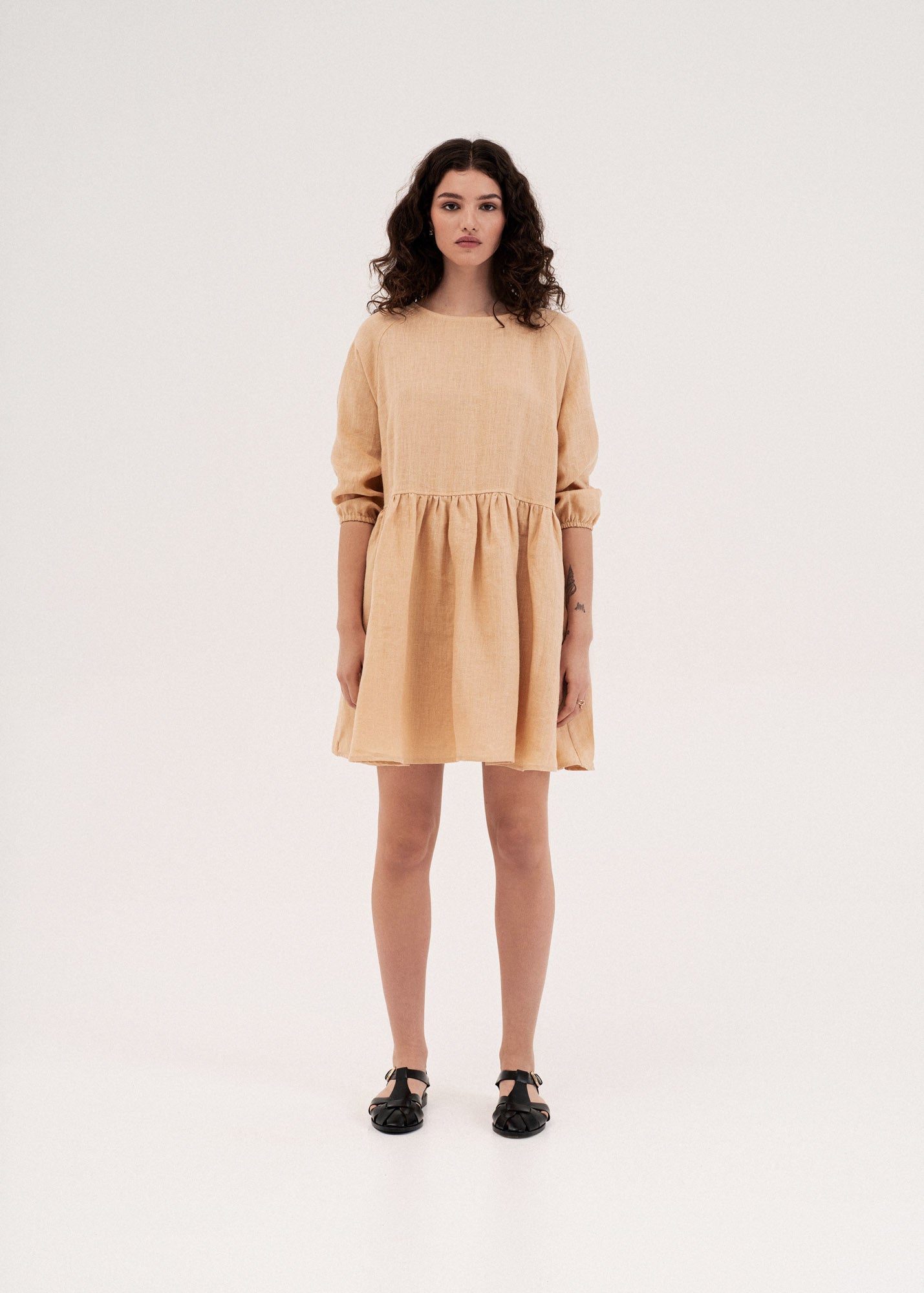 AmourLinen Linen dress Sofia midi-length linen dress Sofia midi-length linen dress