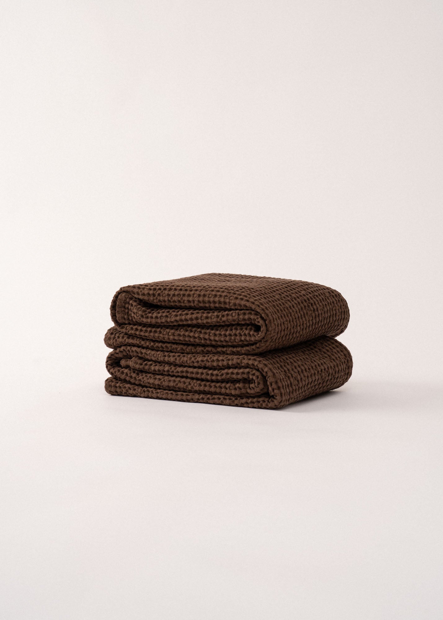 AmourLinen Linen waffle towel Linen waffle bath towel Linen Waffle Towel | AmourLinen | White