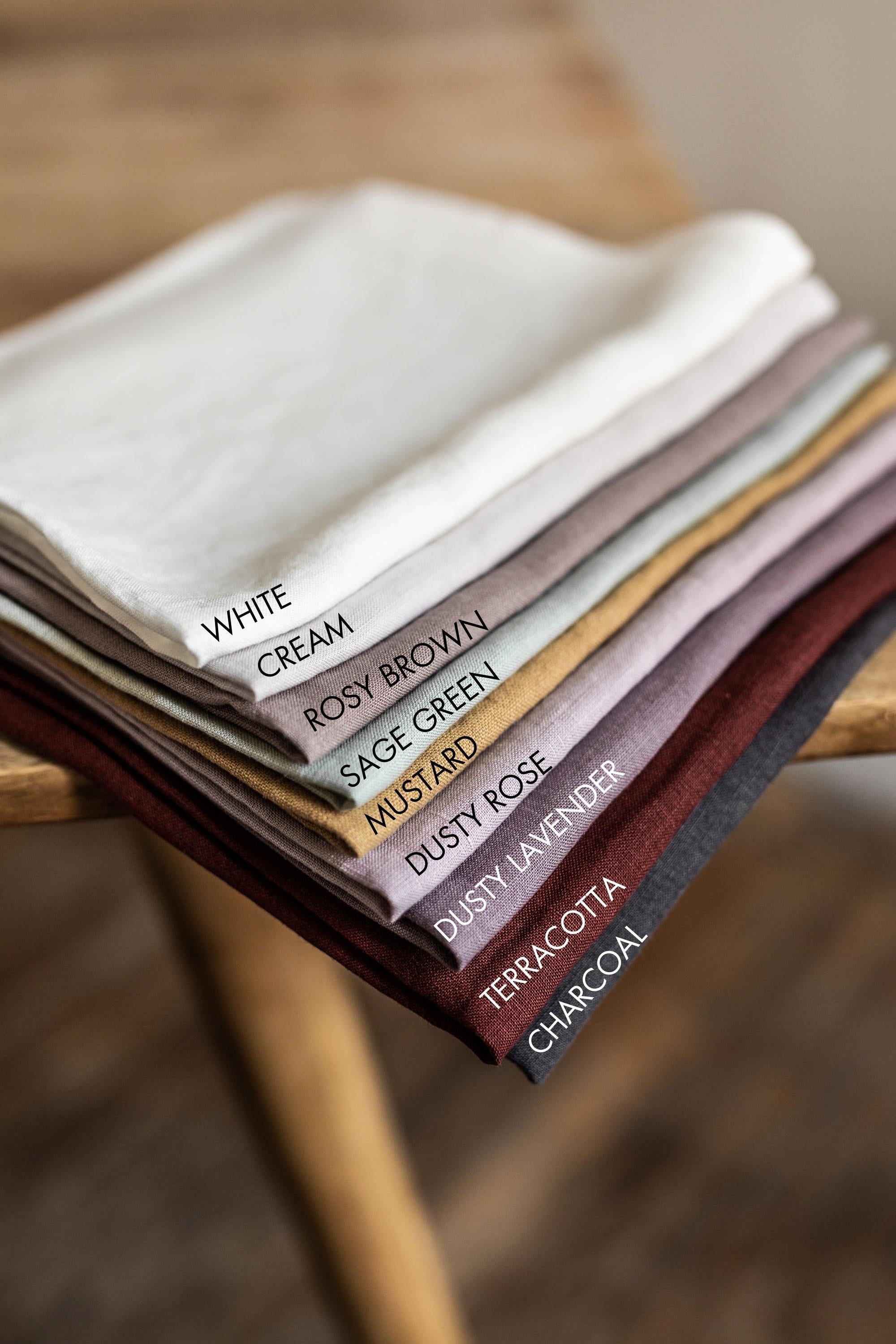 Leinenstoff-Farbmuster AmourLinen-Farbpalette