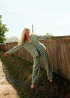 Green Gingham